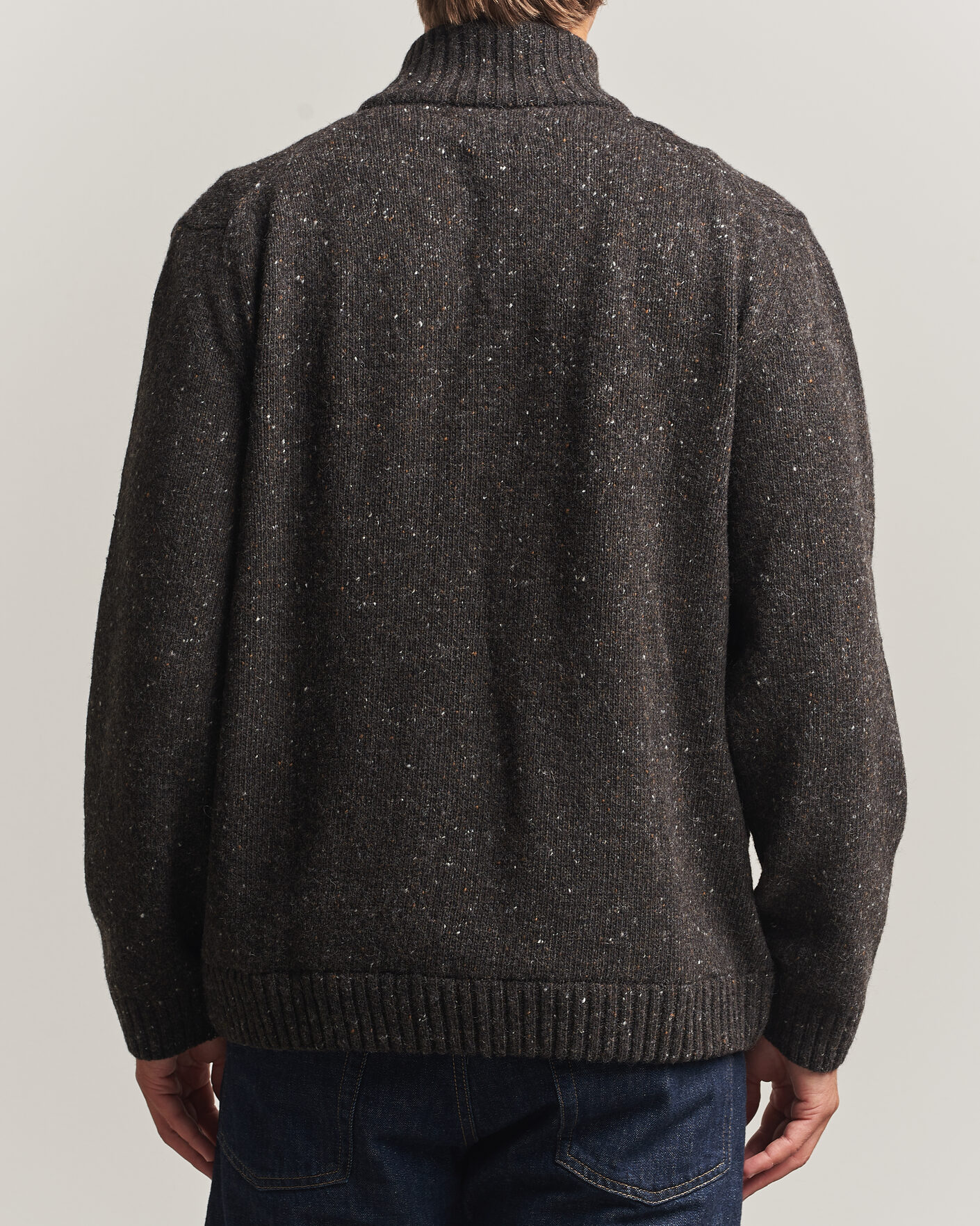 Herren | Pullover | Samsøe Samsøe | Nate Donegal Wool Knitted Full Zip Delicioso