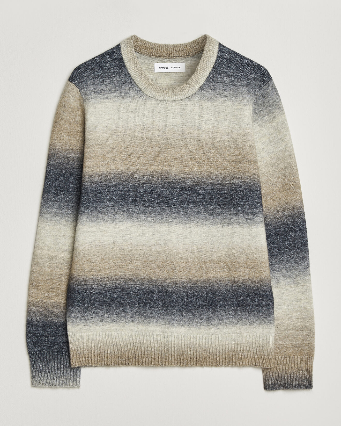 Herren | Pullover | Samsøe Samsøe | Aiden Wool/Alpaca Knitted Striped Sweater Multi