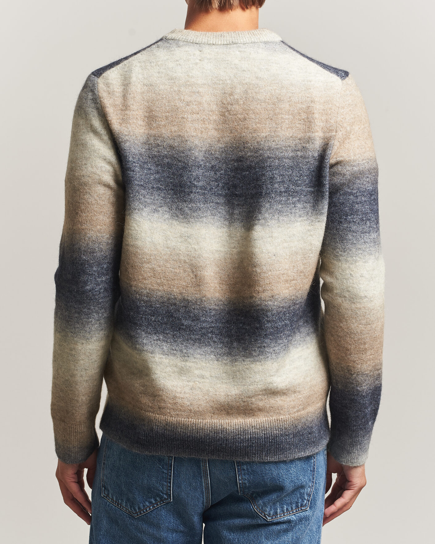 Herren | Pullover | Samsøe Samsøe | Aiden Wool/Alpaca Knitted Striped Sweater Multi