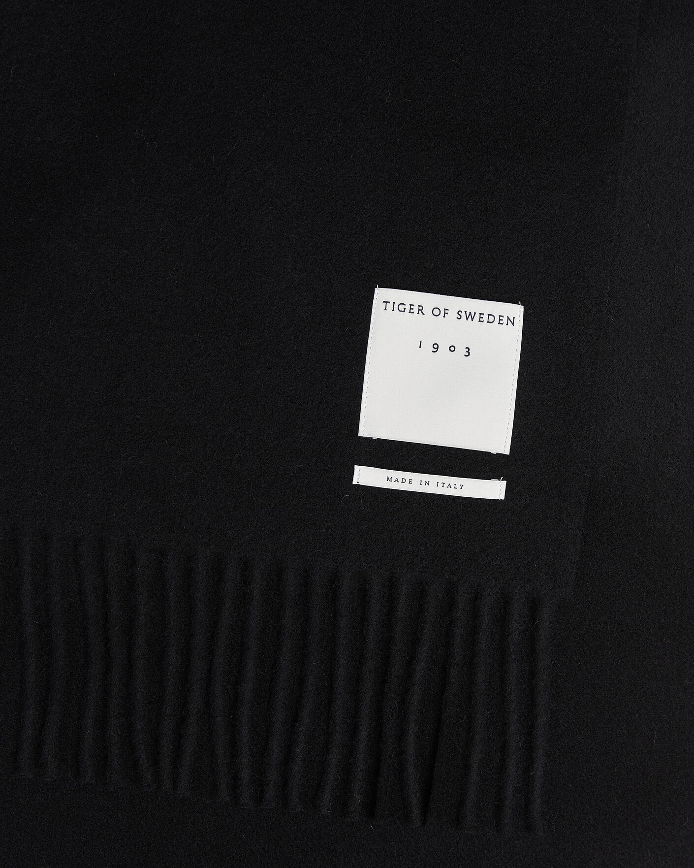 Herren | Schals | Tiger of Sweden | Sylan Wool Scarf Black