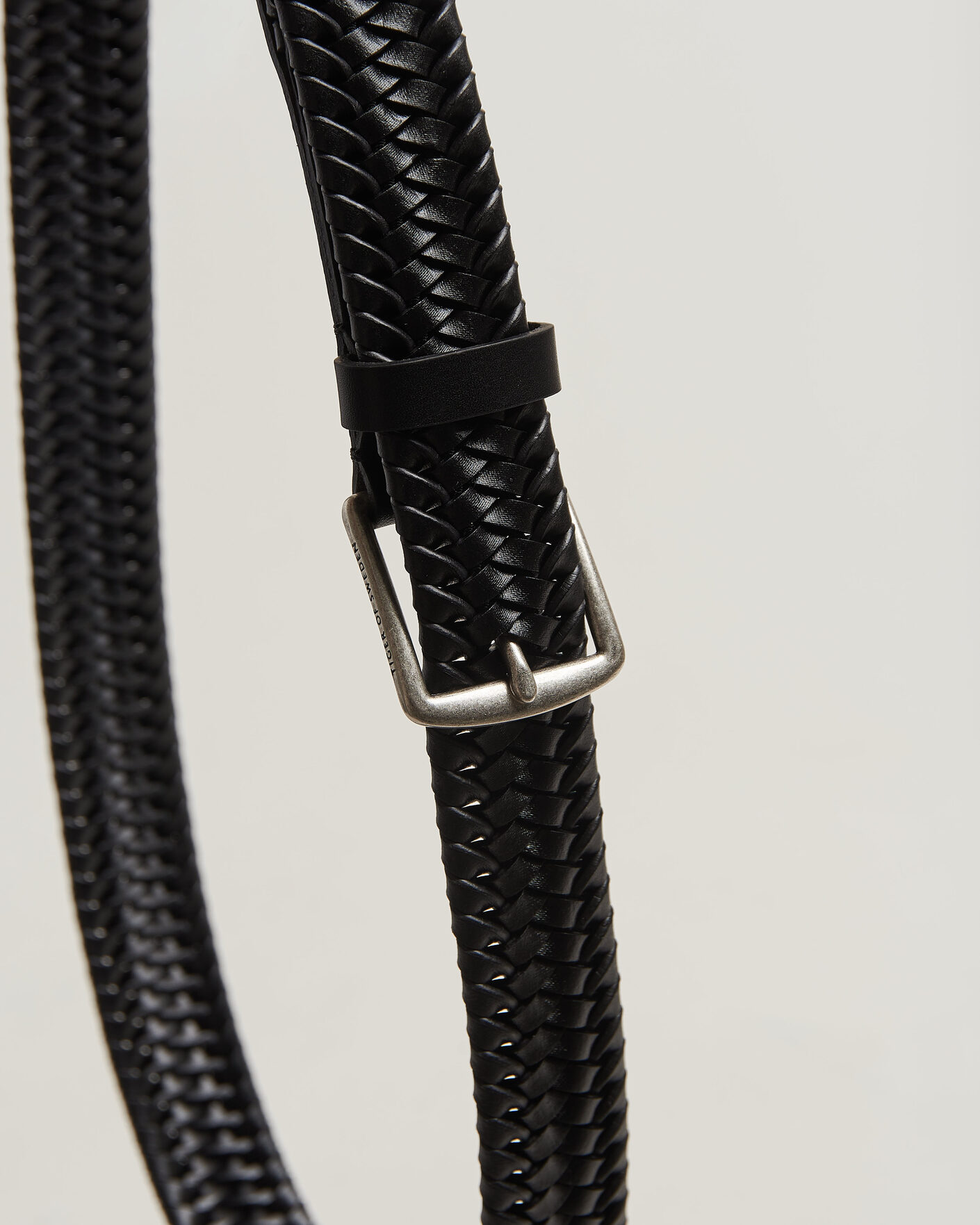 Herren | Gürtel | Tiger of Sweden | Braidant Braided Belt Black