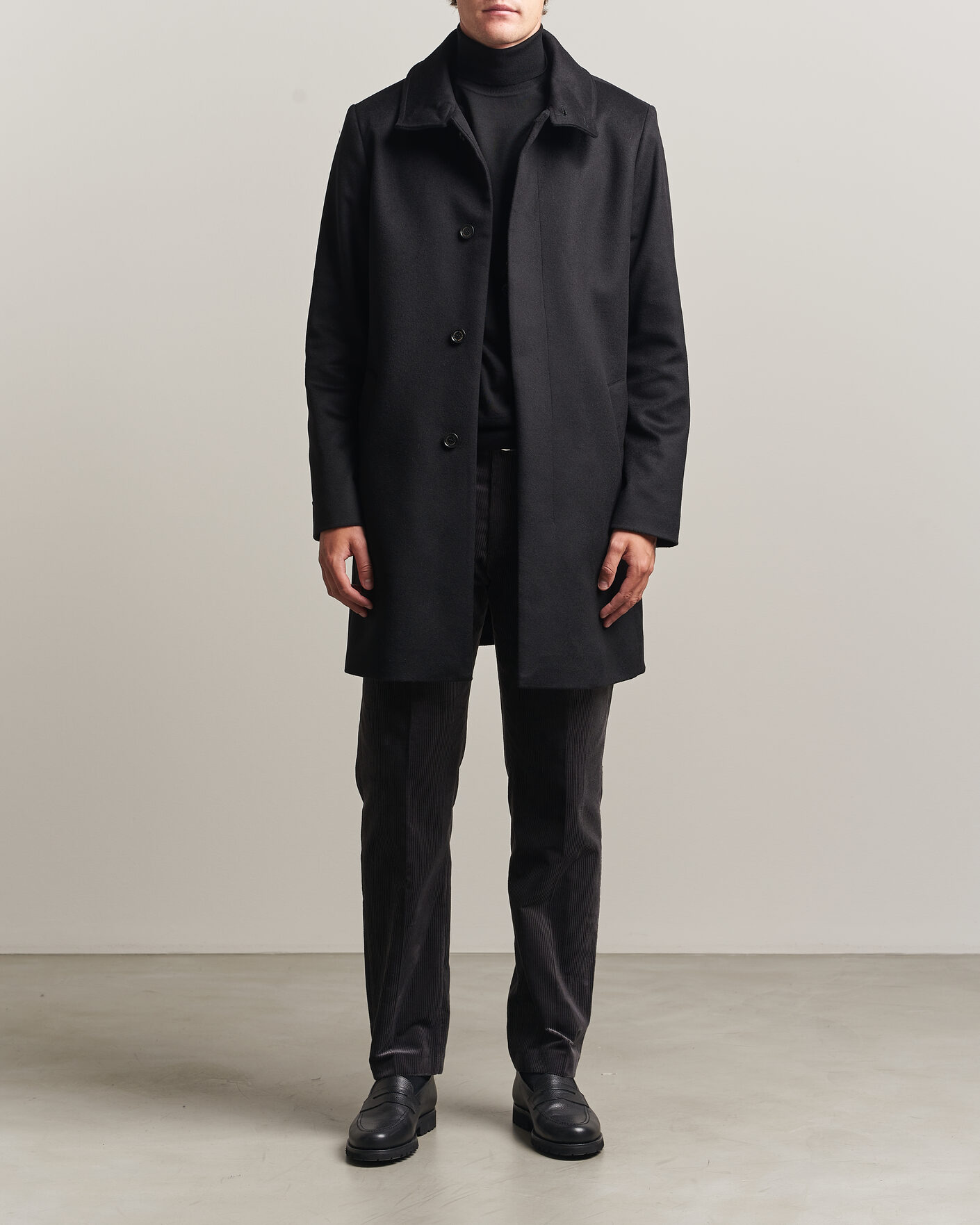 Herren | Jacken | Tiger of Sweden | Aleric Wool/Cashmere Coat Black