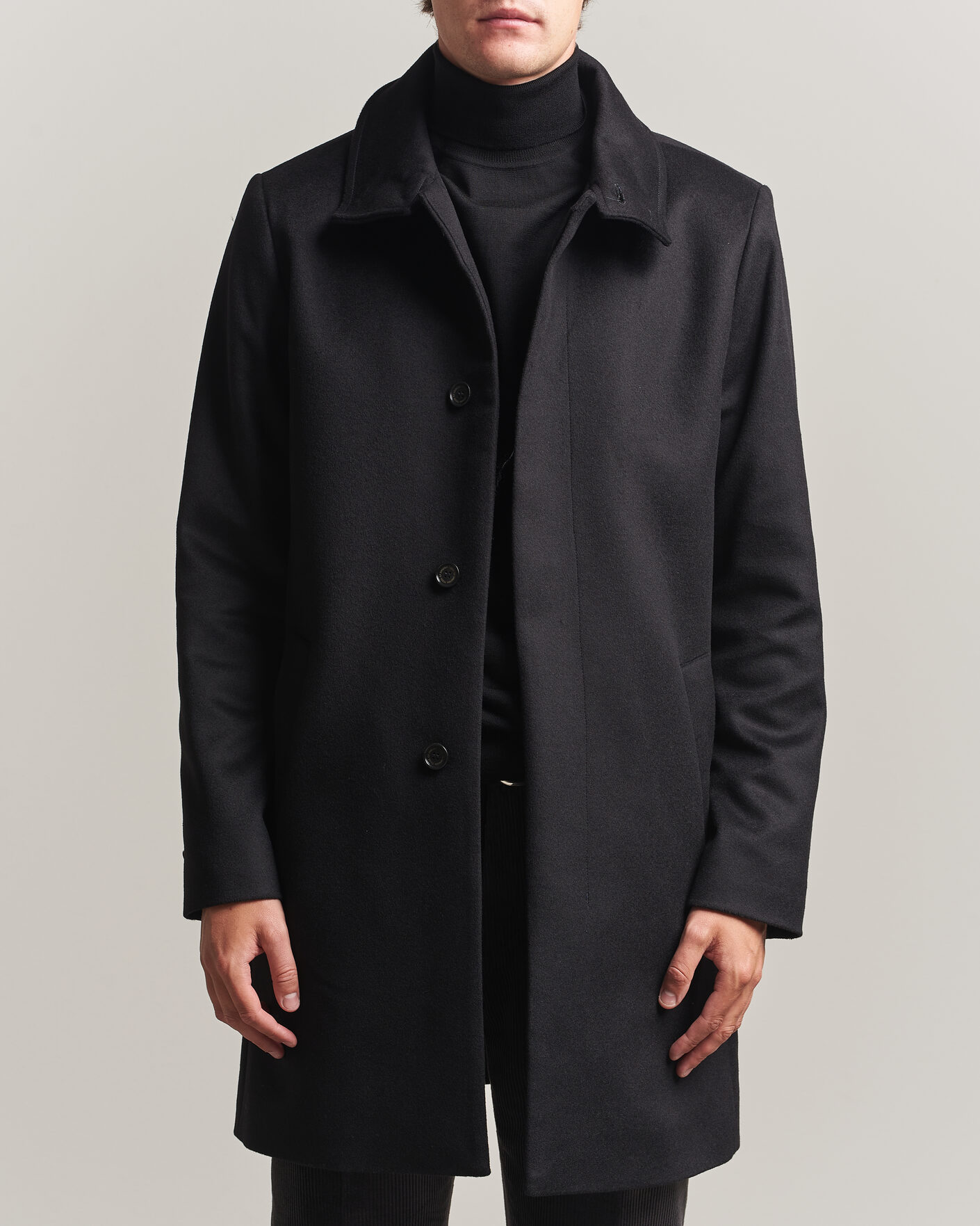 Herren | Jacken | Tiger of Sweden | Aleric Wool/Cashmere Coat Black