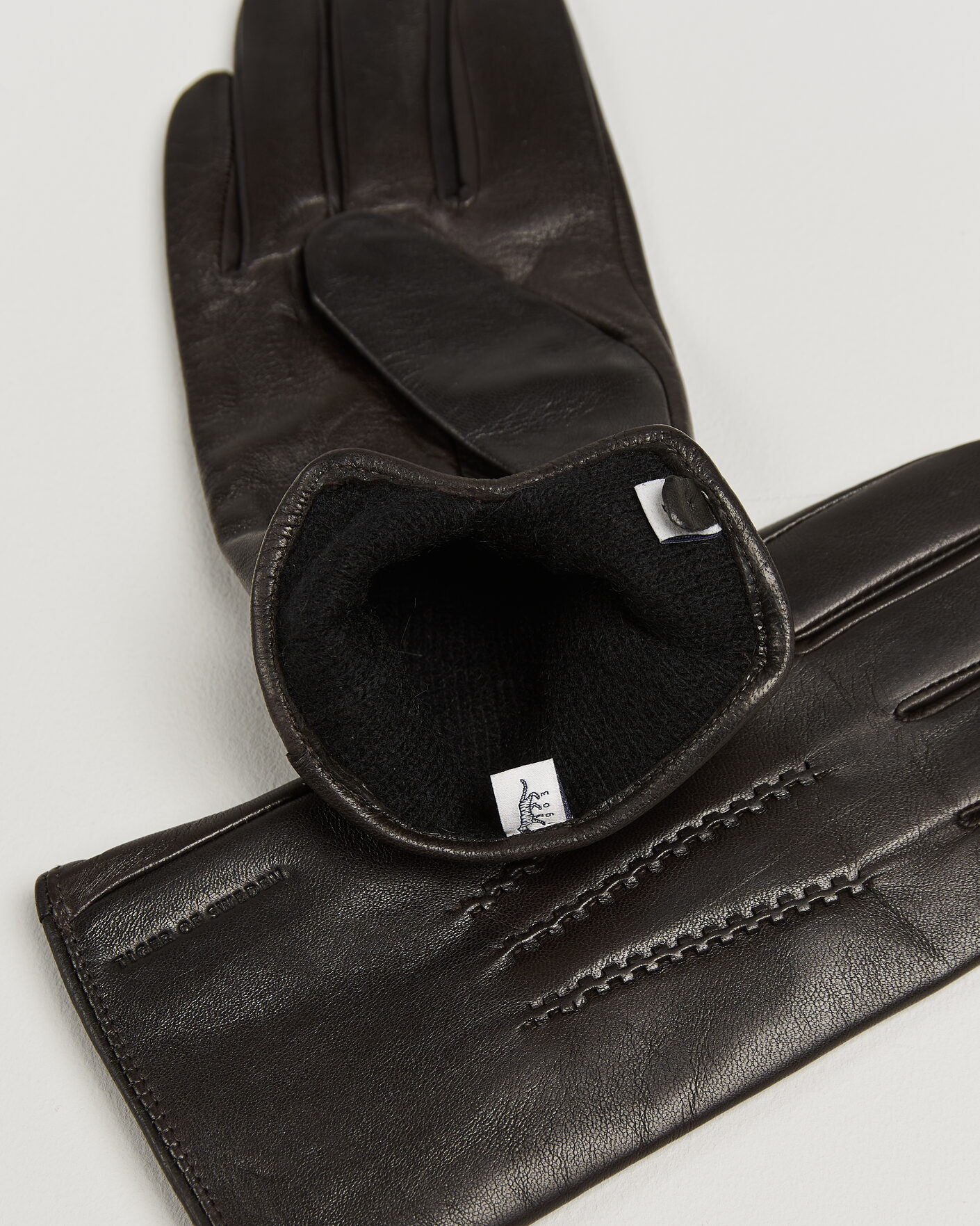 Herren | Handschuhe | Tiger of Sweden | Garvin Leather Gloves Espresso