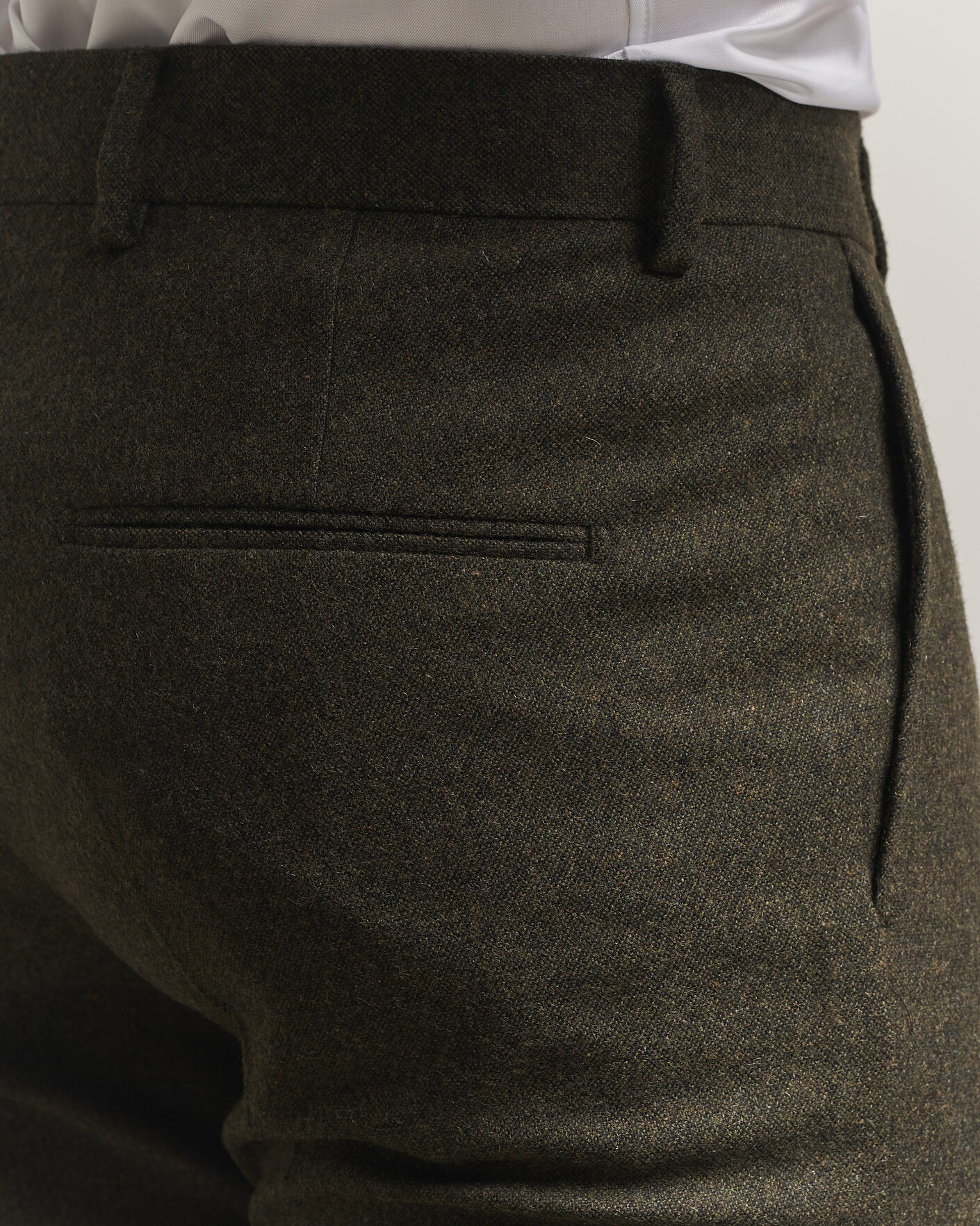 Herren | Hosen | Tiger of Sweden | Tenuta Wool Flannel Suit Trousers Muted Canopy