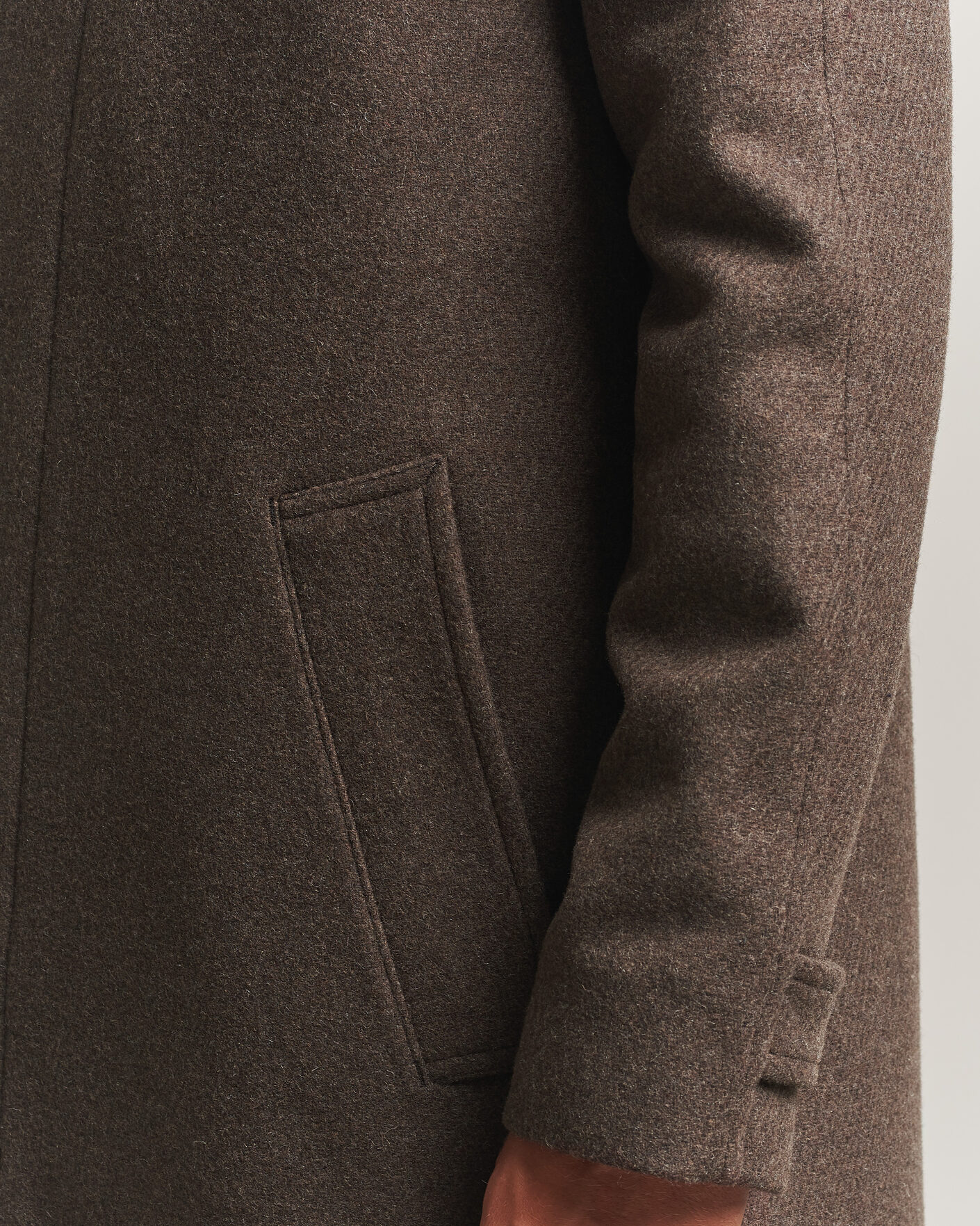 Herren | Jacken | Tiger of Sweden | Carlton Wool Coat Dusty Brown