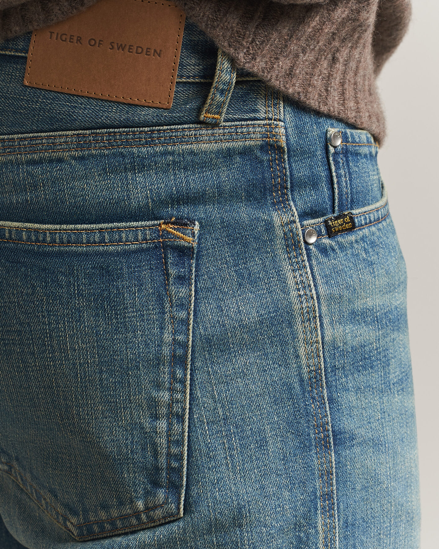 Herren | Jeans | Tiger of Sweden | Dash Jeans Medium Blue
