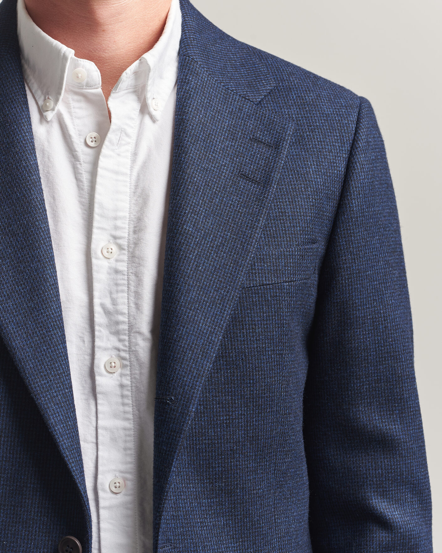 Herren | Sakkos | Tiger of Sweden | Easer Wool Pepita Blazer Sea