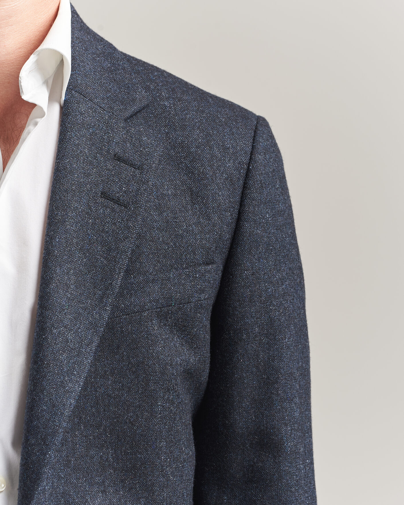 Herren | Sakkos | Tiger of Sweden | Justin Wool Flannel Suit Blazer Midnight Blue