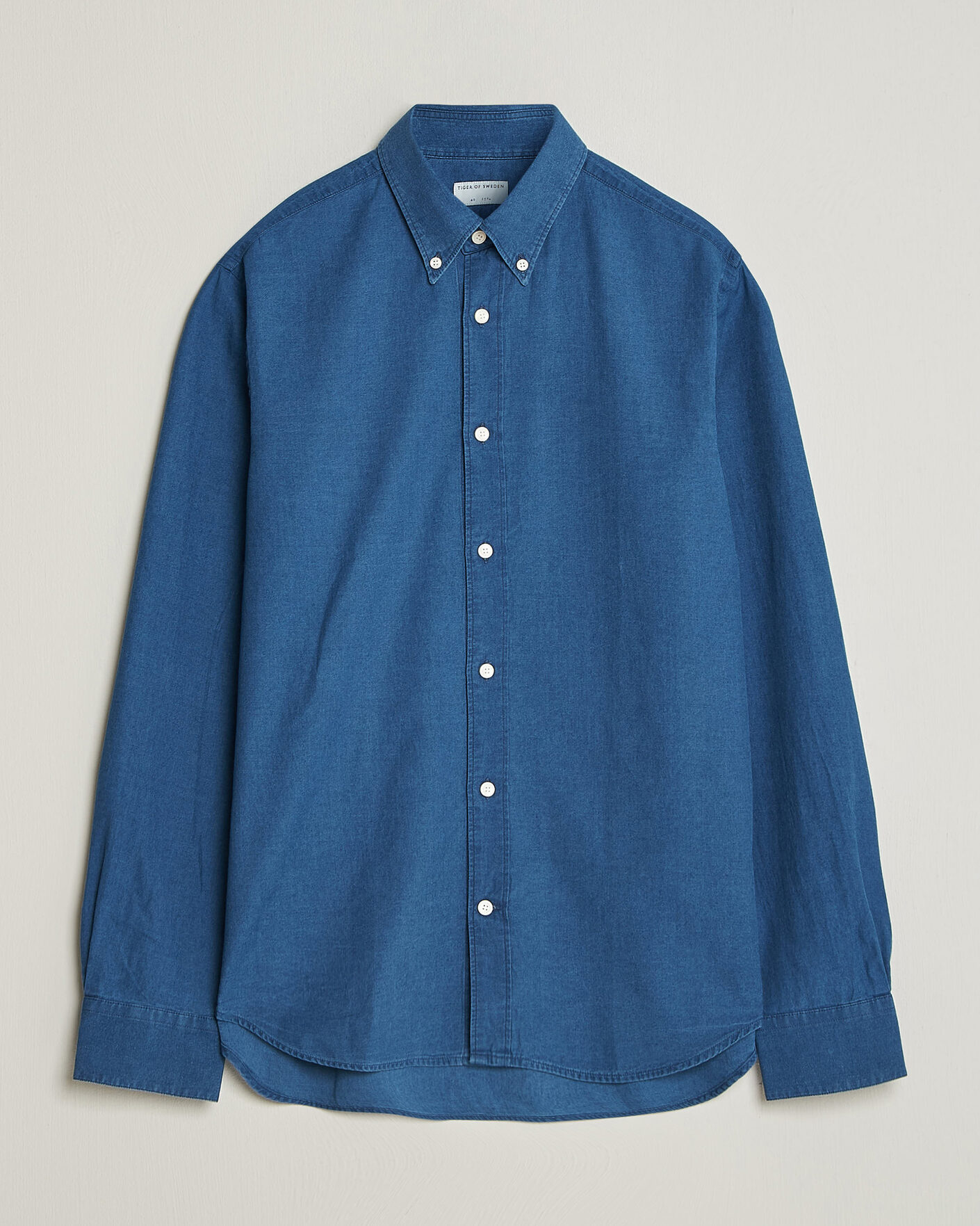 Herren | Hemden | Tiger of Sweden | Bjorn Denim Shirt Blue