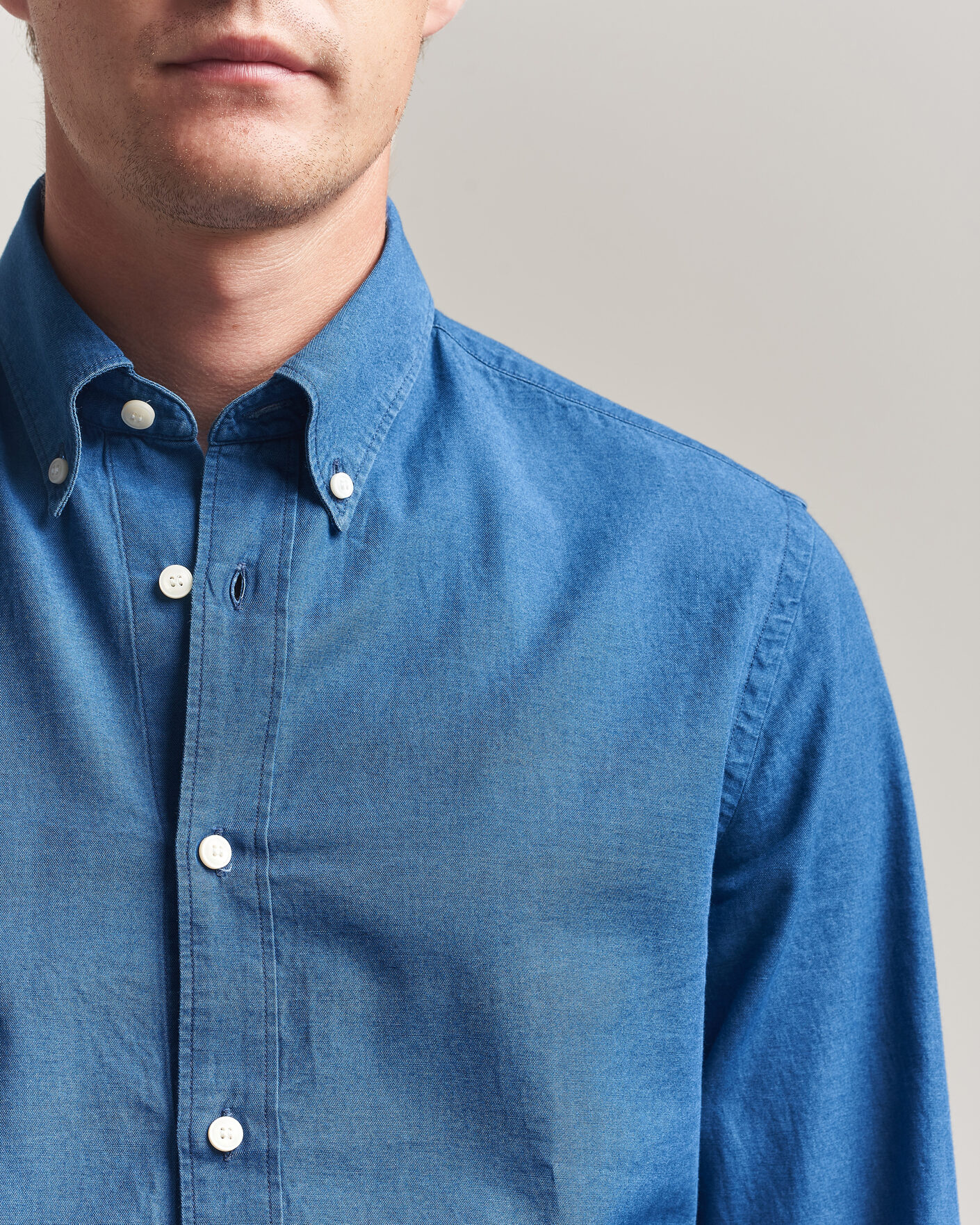 Herren | Hemden | Tiger of Sweden | Bjorn Denim Shirt Blue