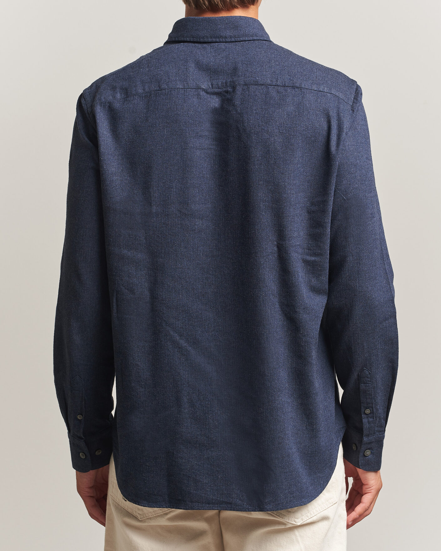Herren | Hemden | Tiger of Sweden | Bjorn Brushed Cotton Shirt Steel Blue