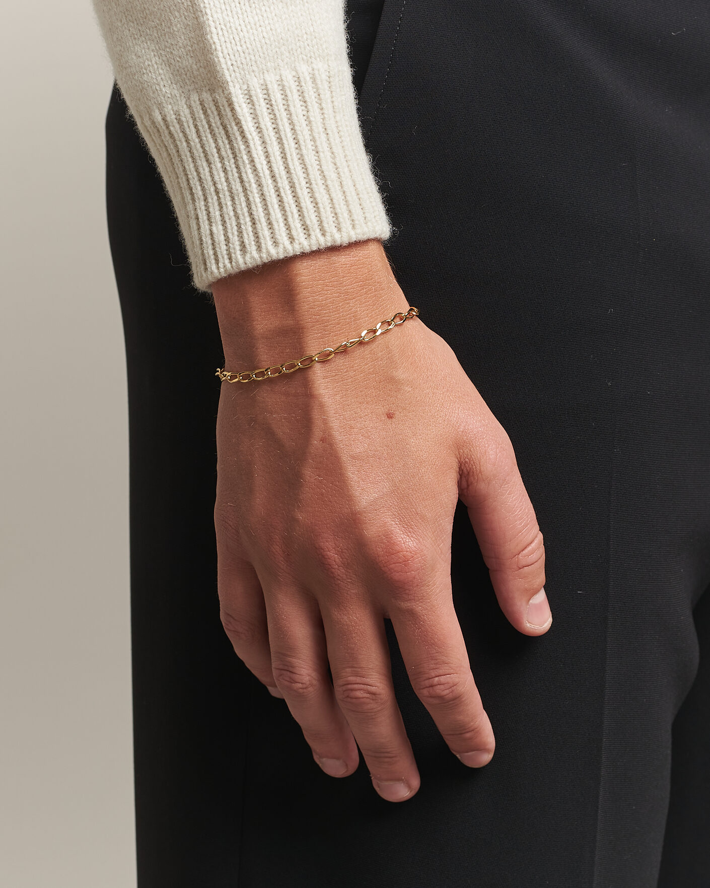 Herren | Schmuck | Tom Wood | Arlo Medium Bracelet Gold