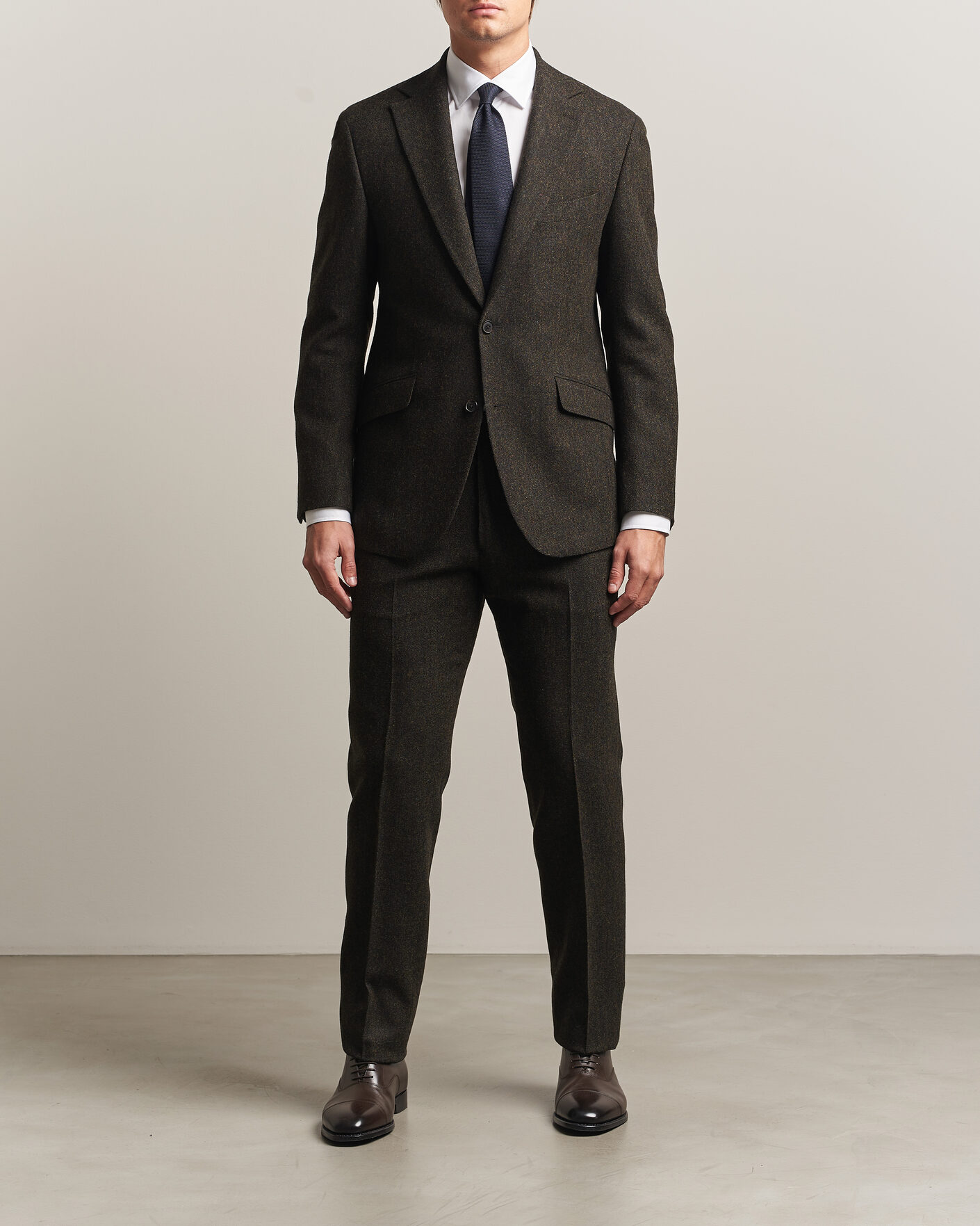 Herren | Sakkos | Walker Slater | Edward Shetland Wool Donegal Blazer Brown