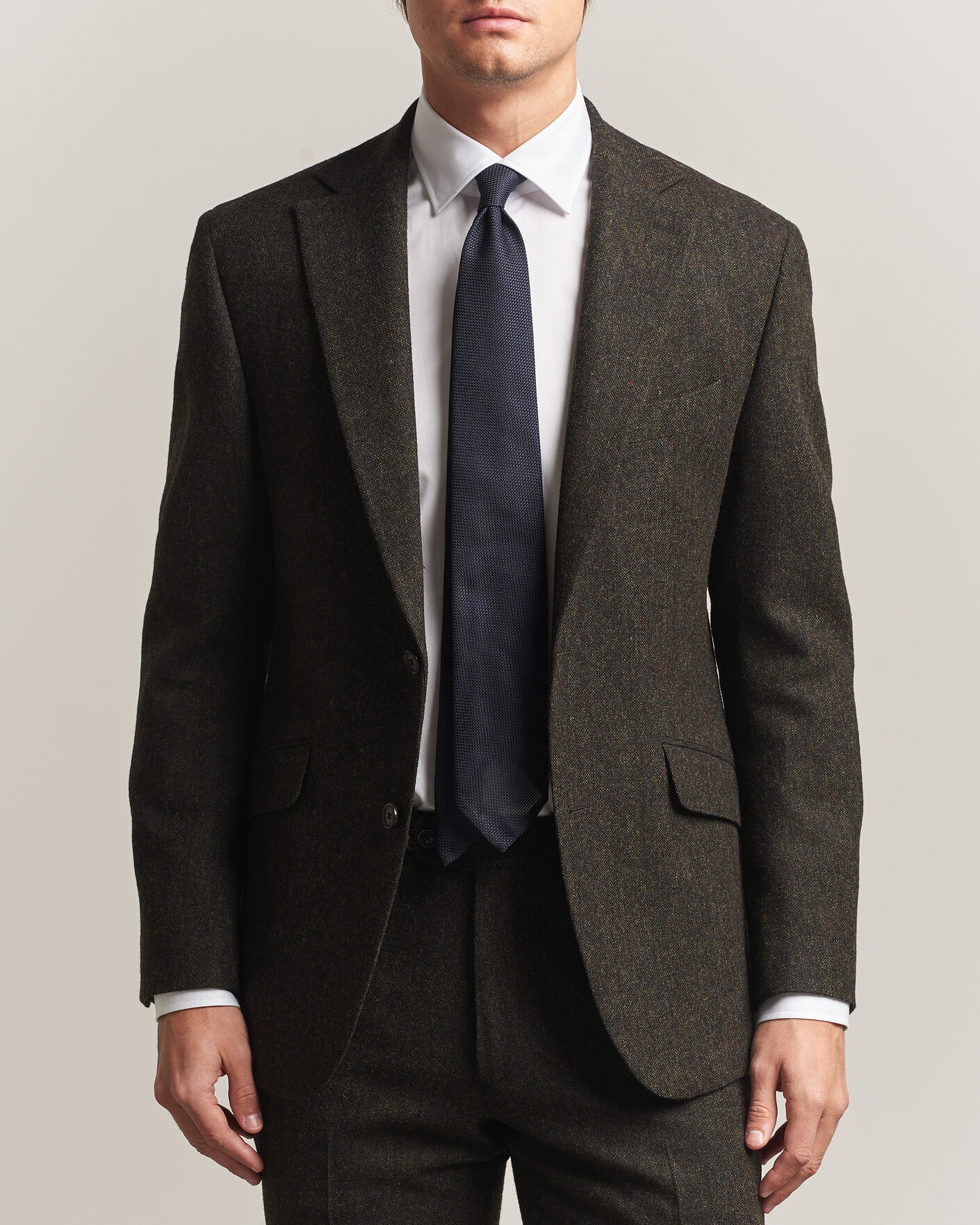 Herren | Sakkos | Walker Slater | Edward Shetland Wool Donegal Blazer Brown