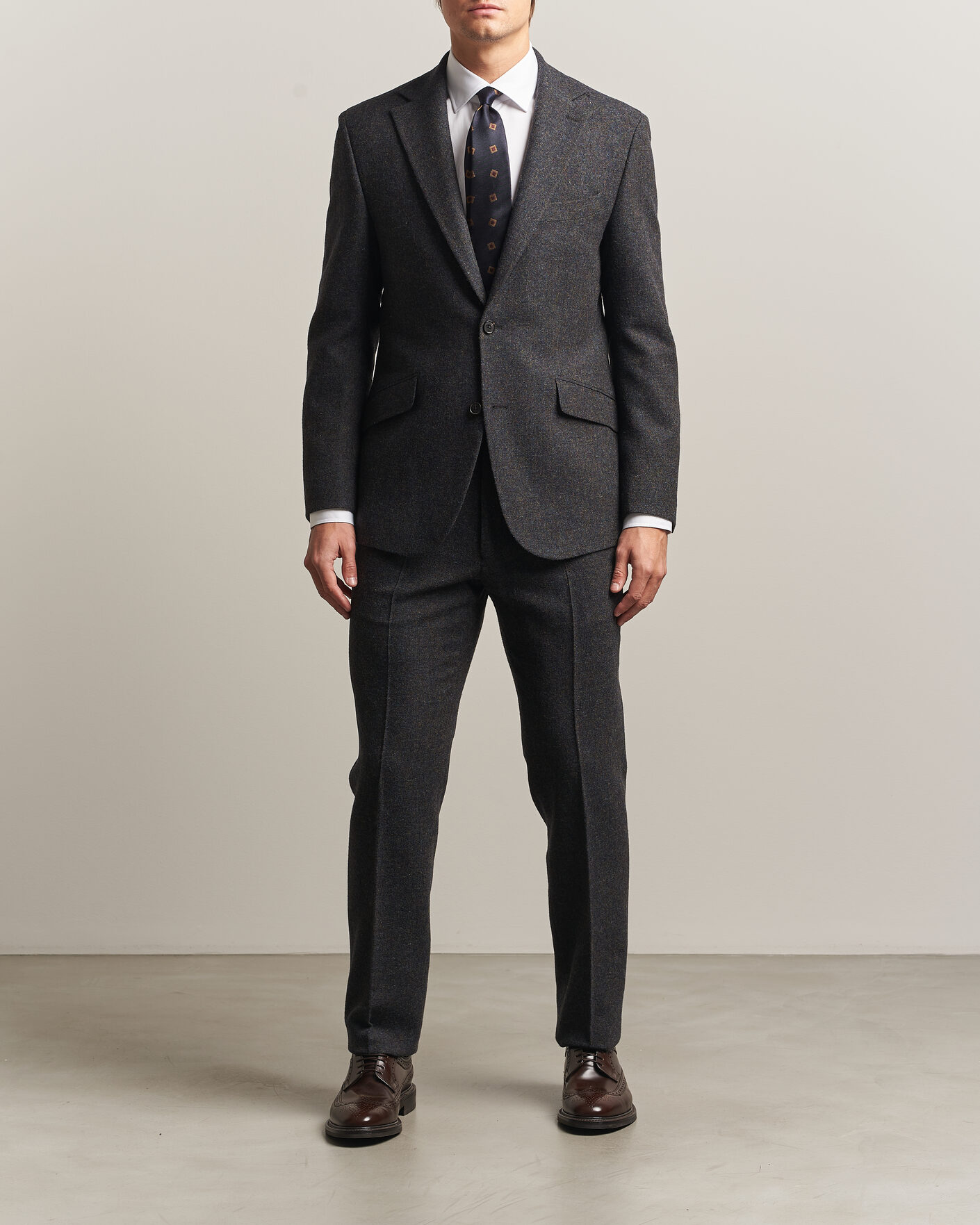 Herren | Sakkos | Walker Slater | Edward Shetland Wool Donegal Blazer Navy