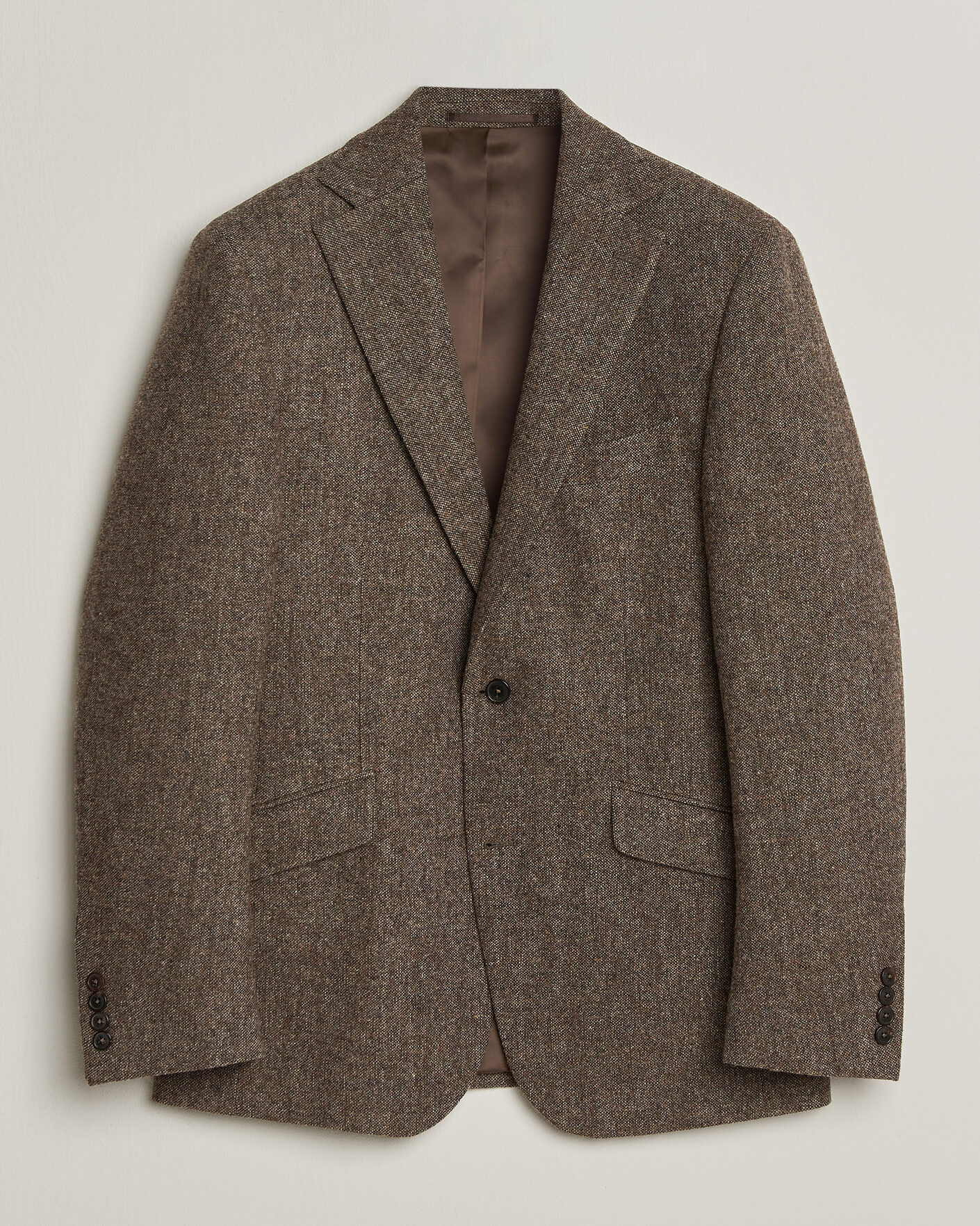 Herren | Sakkos | Walker Slater | Edward Shetland Wool Donegal Blazer Tobacco