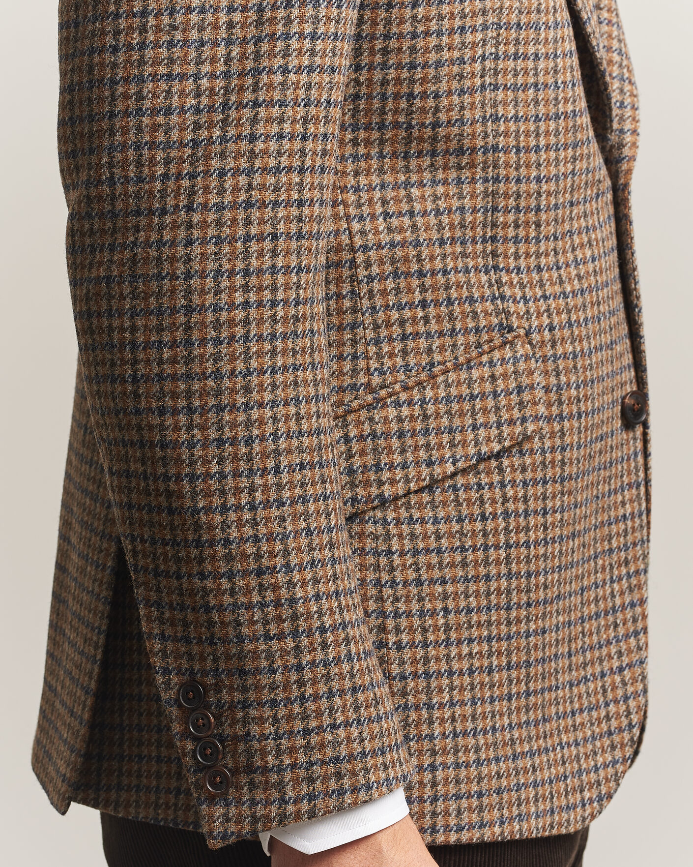 Herren | Sakkos | Walker Slater | Edward Lambswool Puppytooth Blazer Sandstone