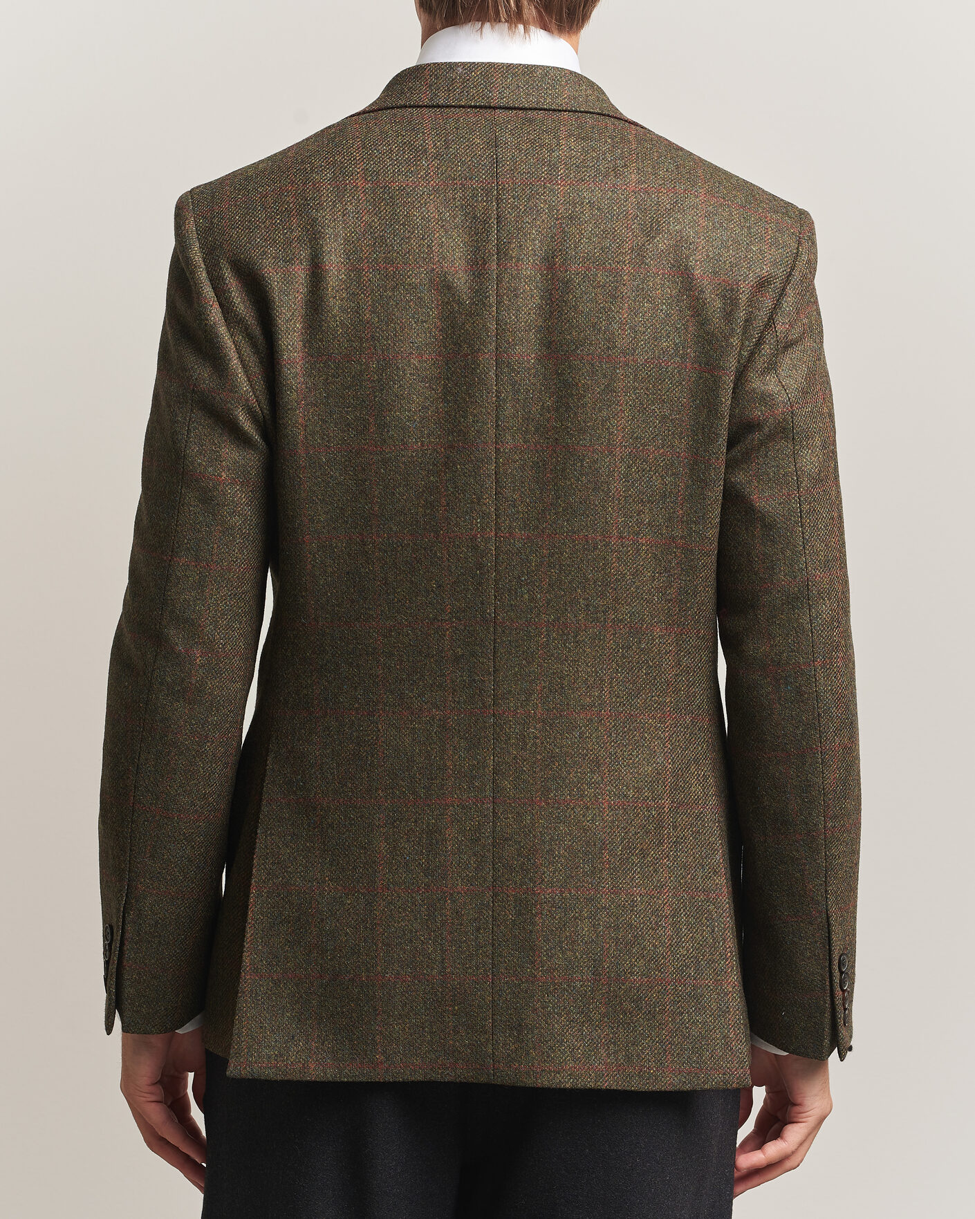 Herren | Sakkos | Walker Slater | Edward Lambswool Windowpane Blazer Green