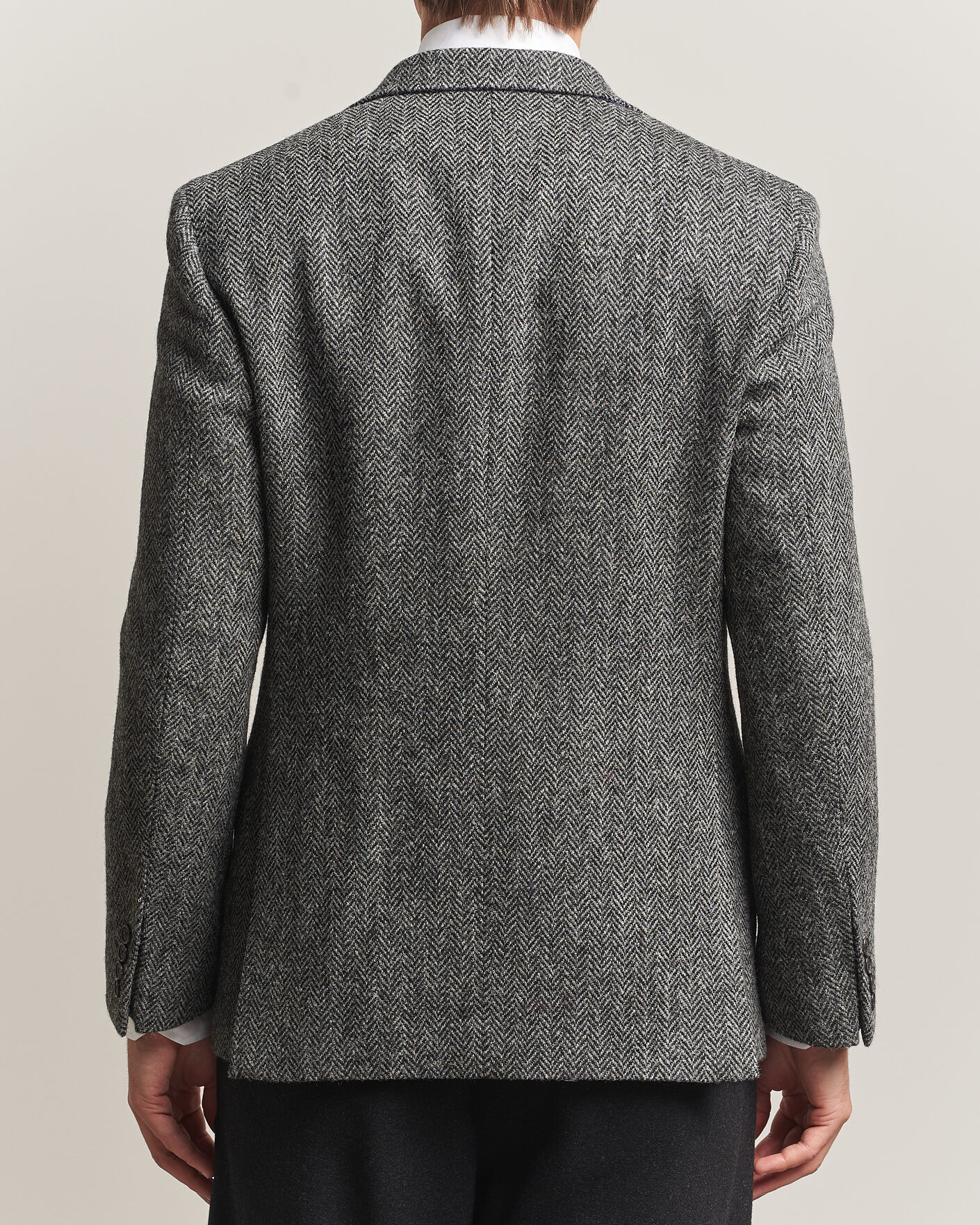 Herren | Sakkos | Walker Slater | Edward Harris Tweed Herringbone Blazer Charcoal