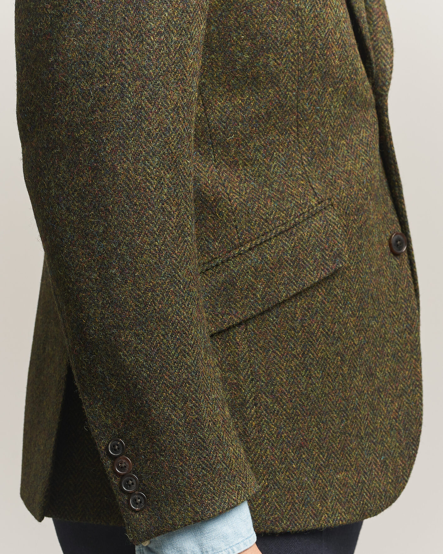Herren | Sakkos | Walker Slater | Edward Harris Tweed Herringbone Blazer Green