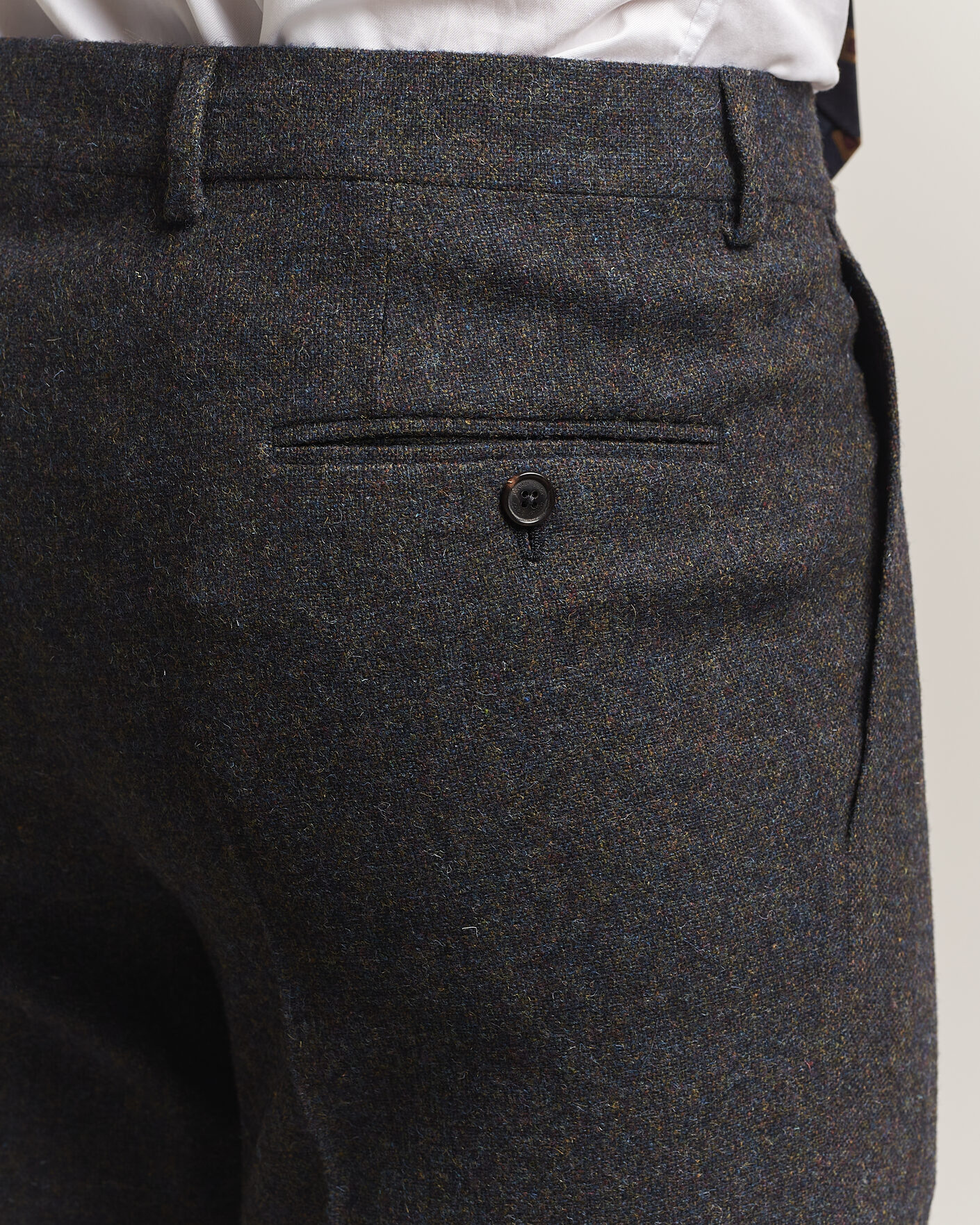 Herren | Hosen | Walker Slater | Edward Shetland Wool Donegal Trousers Navy
