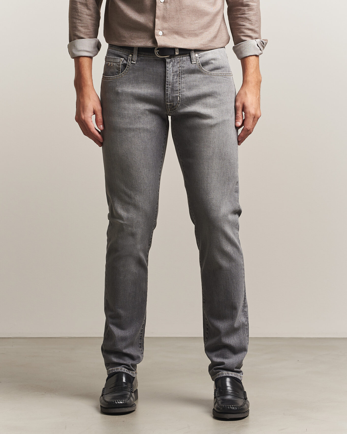 Herren | Jeans | Tramarossa | Michelangelo Stretch Jeans Light Grey