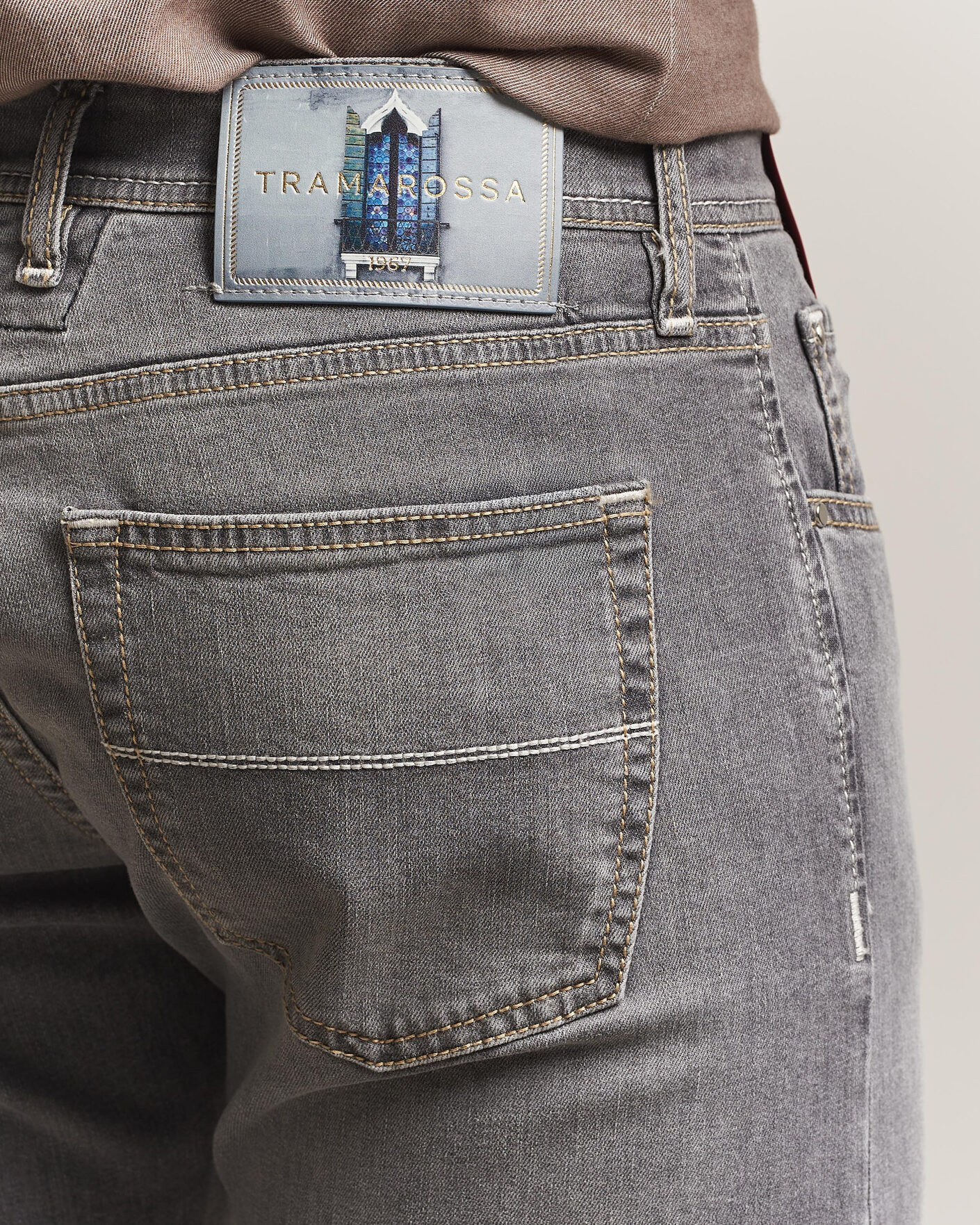 Herren | Jeans | Tramarossa | Michelangelo Stretch Jeans Light Grey