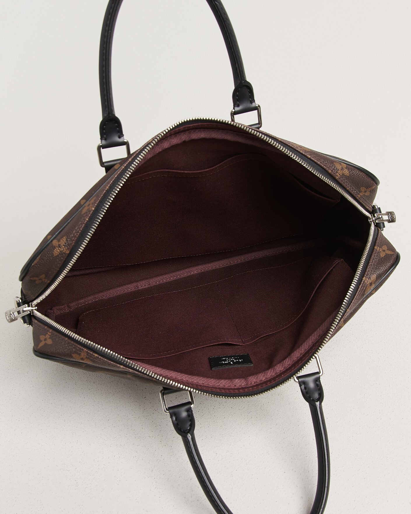 Herren | Pre-Owned & Vintage Bags | Louis Vuitton Pre-Owned | Porte-Documents Voyage Briefcase Monogram Macassar