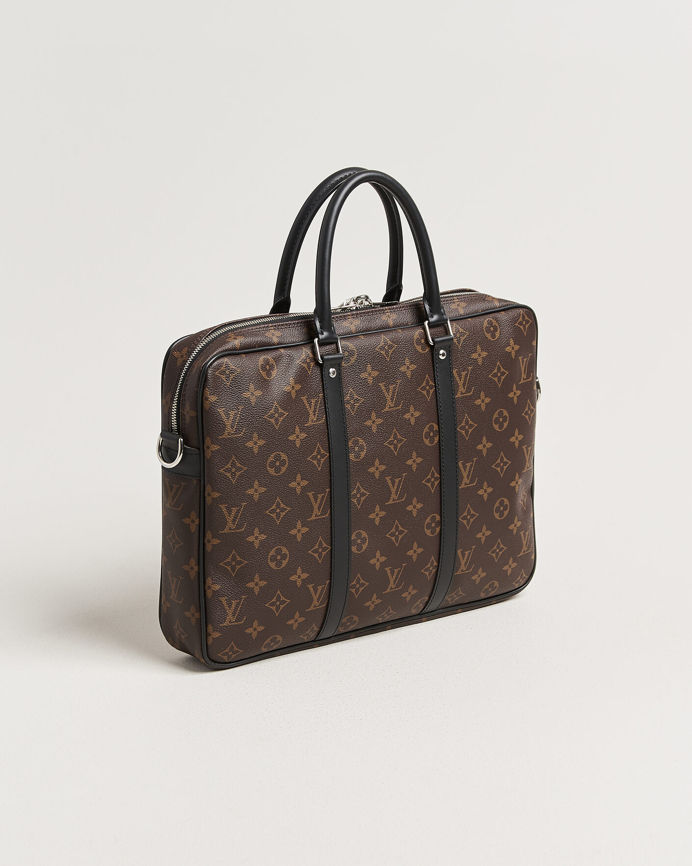 Herren | Pre-Owned & Vintage Bags | Louis Vuitton Pre-Owned | Porte-Documents Voyage Briefcase Monogram Macassar