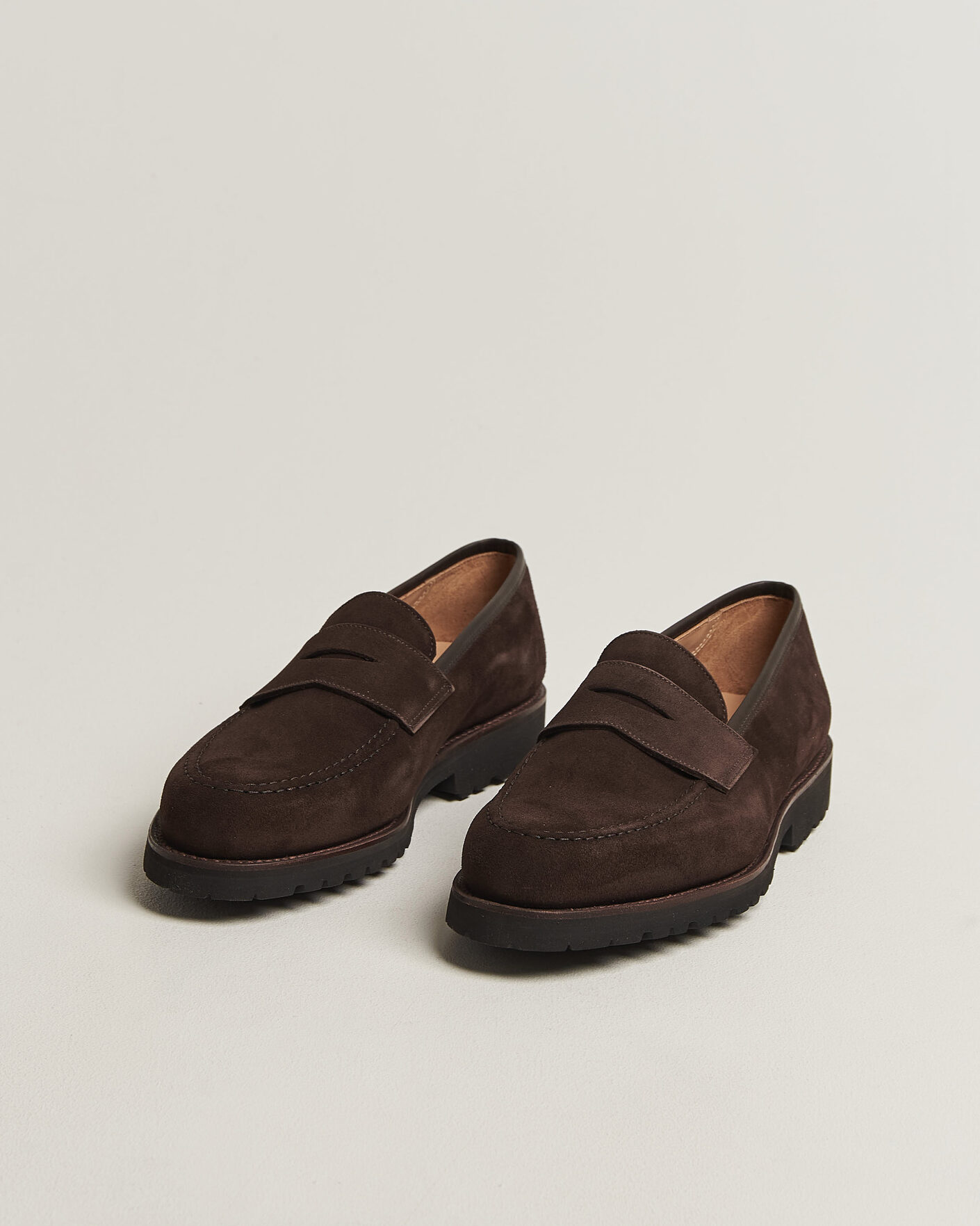 Herren | Loafer | Crockett & Jones | Boston 2 VI-Lite Loafer Dark Oak Suede