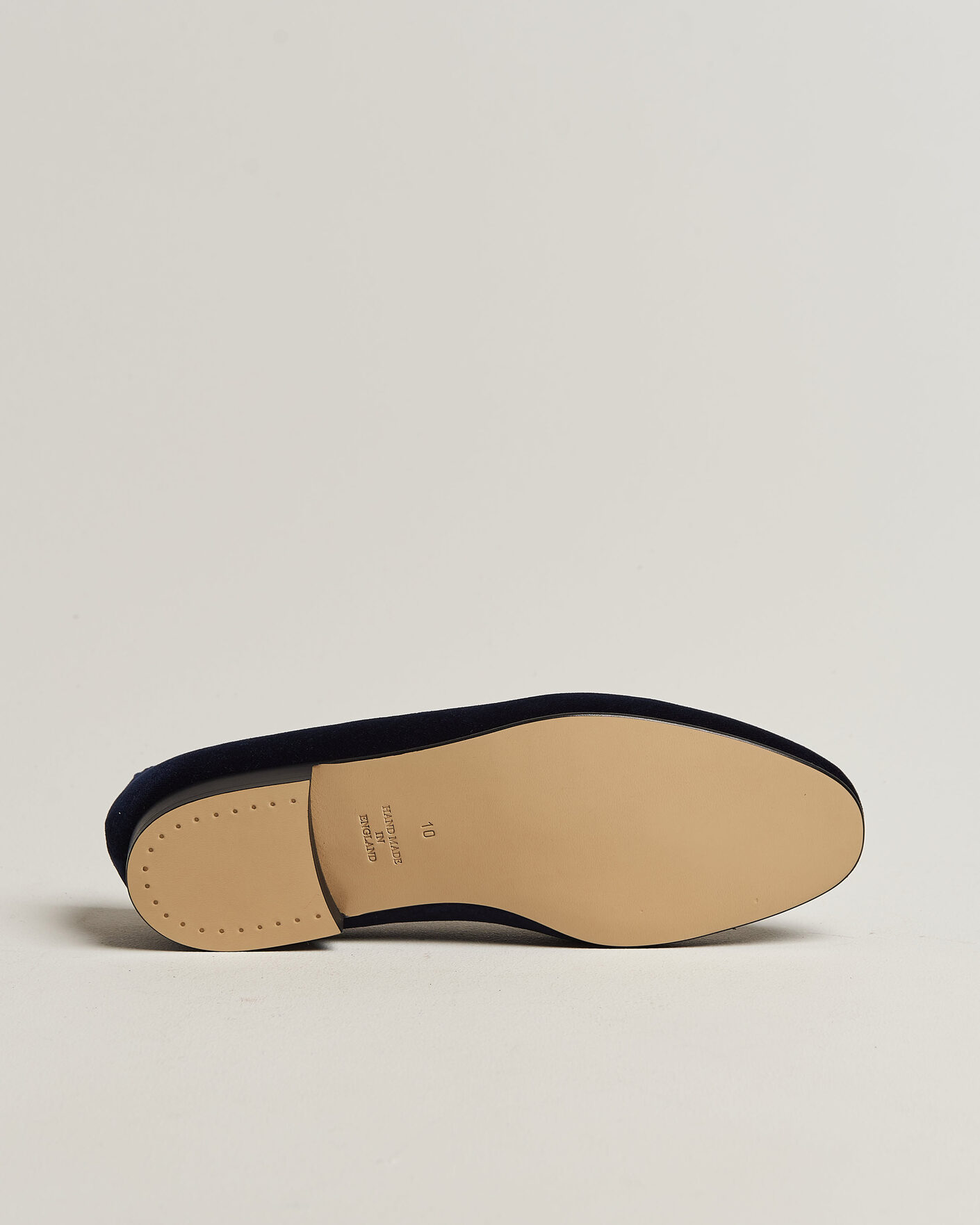 Herren | Loafer | Bowhill & Elliott | Plain Albert Pump Navy Velvet