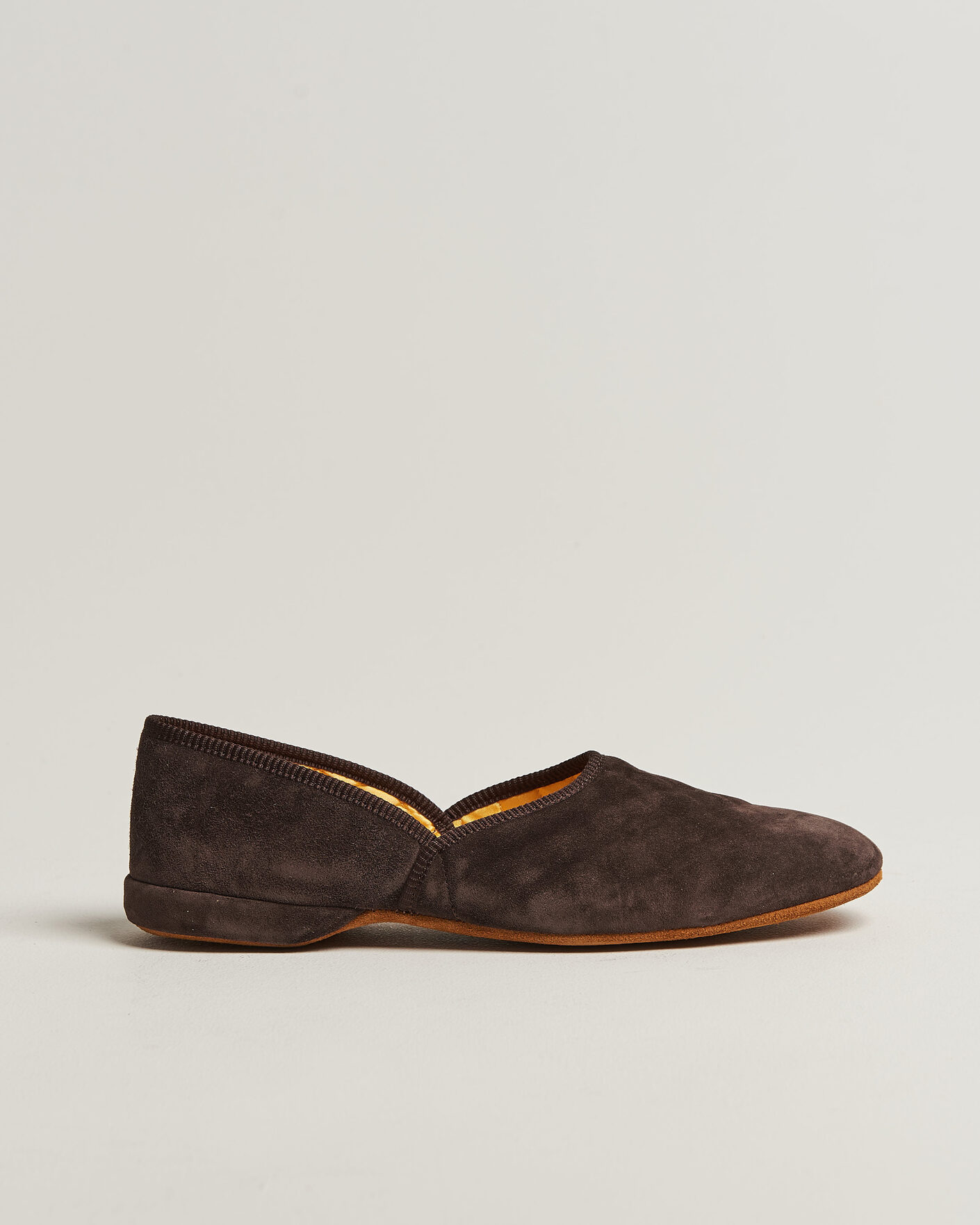 Herren | Sandalen & Pantoletten | Bowhill & Elliott | Grecian Indoor Slippers Chocolate Suede