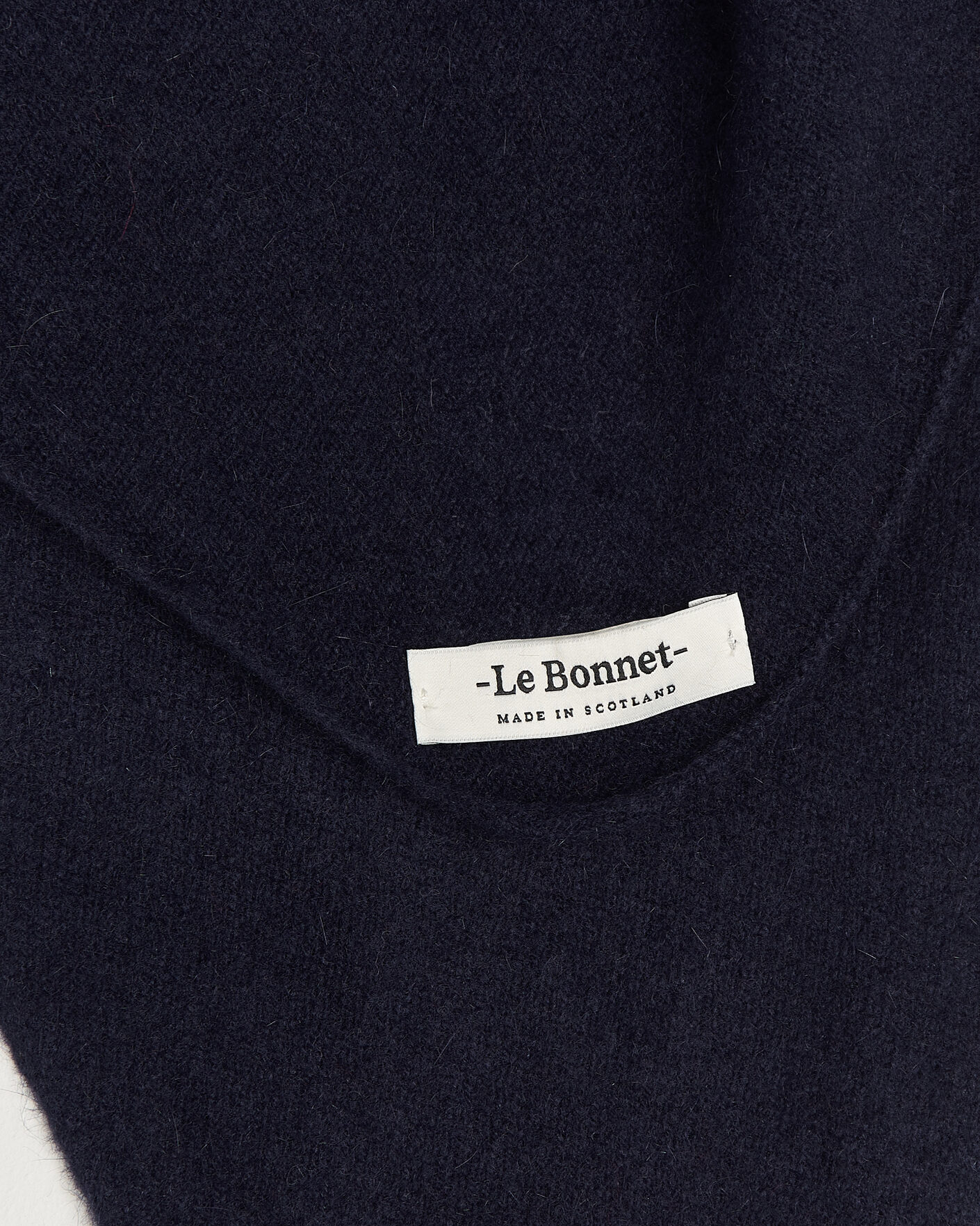 Herren | Tücher | Le Bonnet | Lambswool/Caregora Bandana Midnight