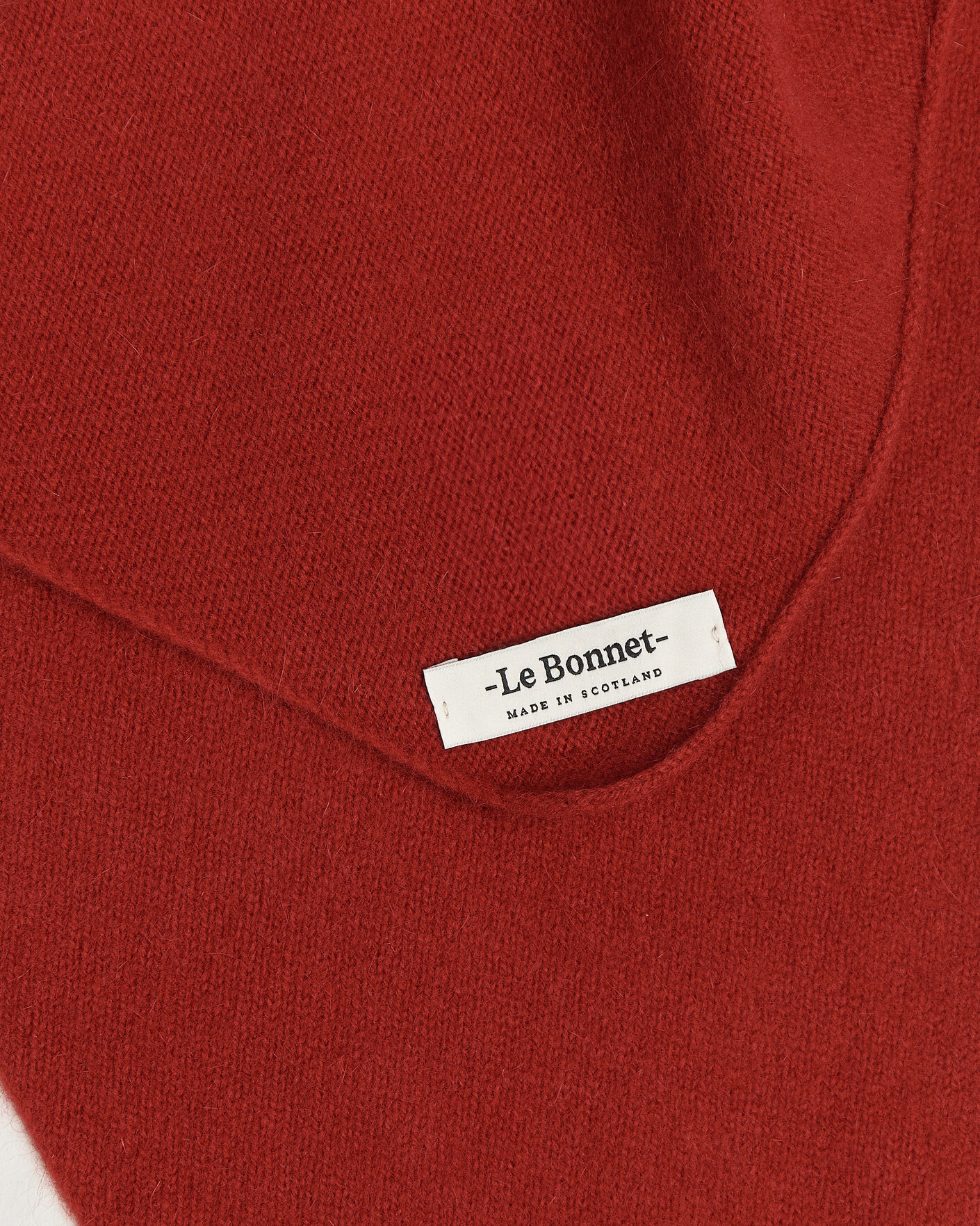 Herren | Tücher | Le Bonnet | Lambswool/Caregora Bandana Framboise