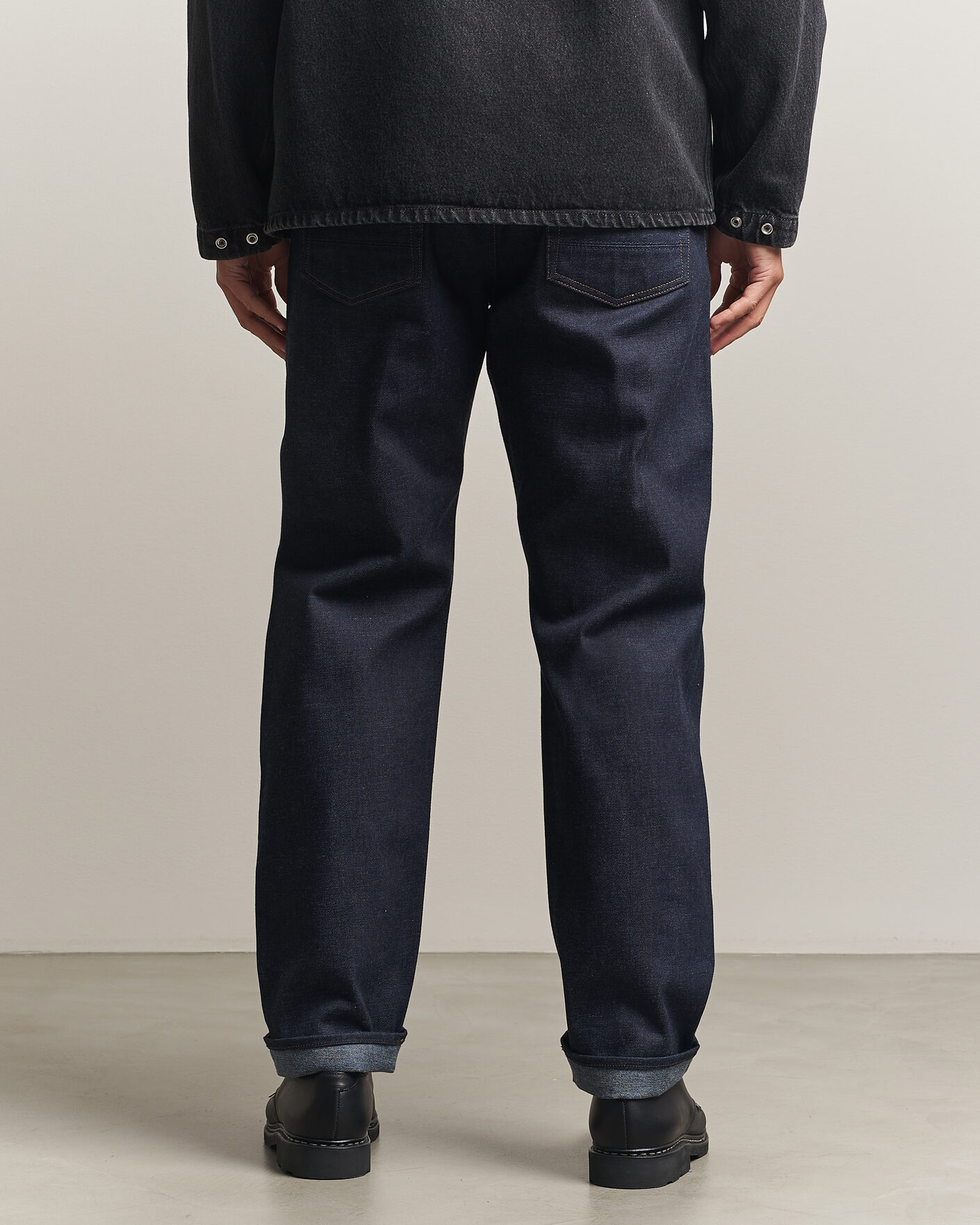 Herren | Jeans | Stone Island | Regular Straight Fit Selvedge Jeans Blue Raw