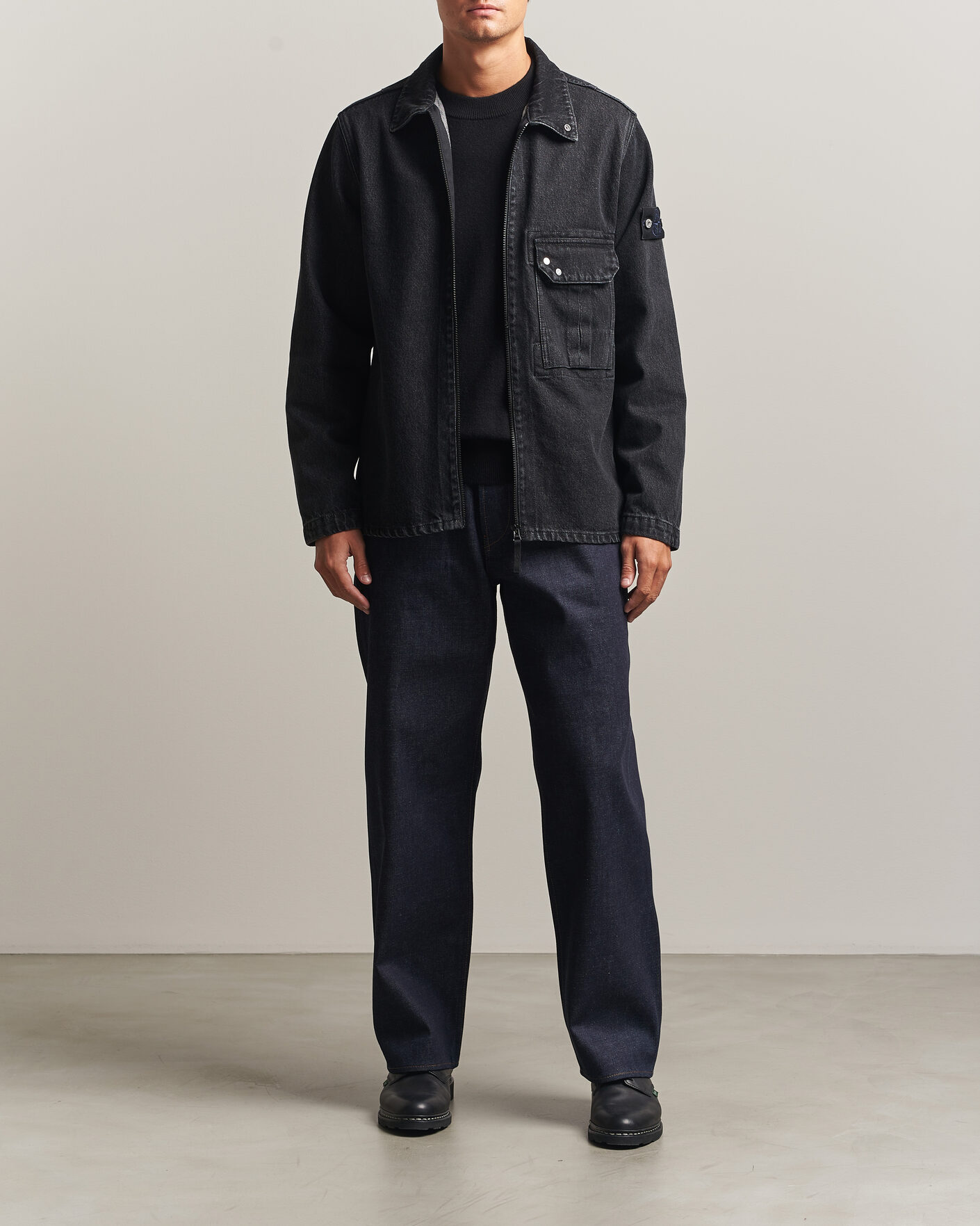 Herren | Hosen | Stone Island | Loose Fit Jeans Blue Raw