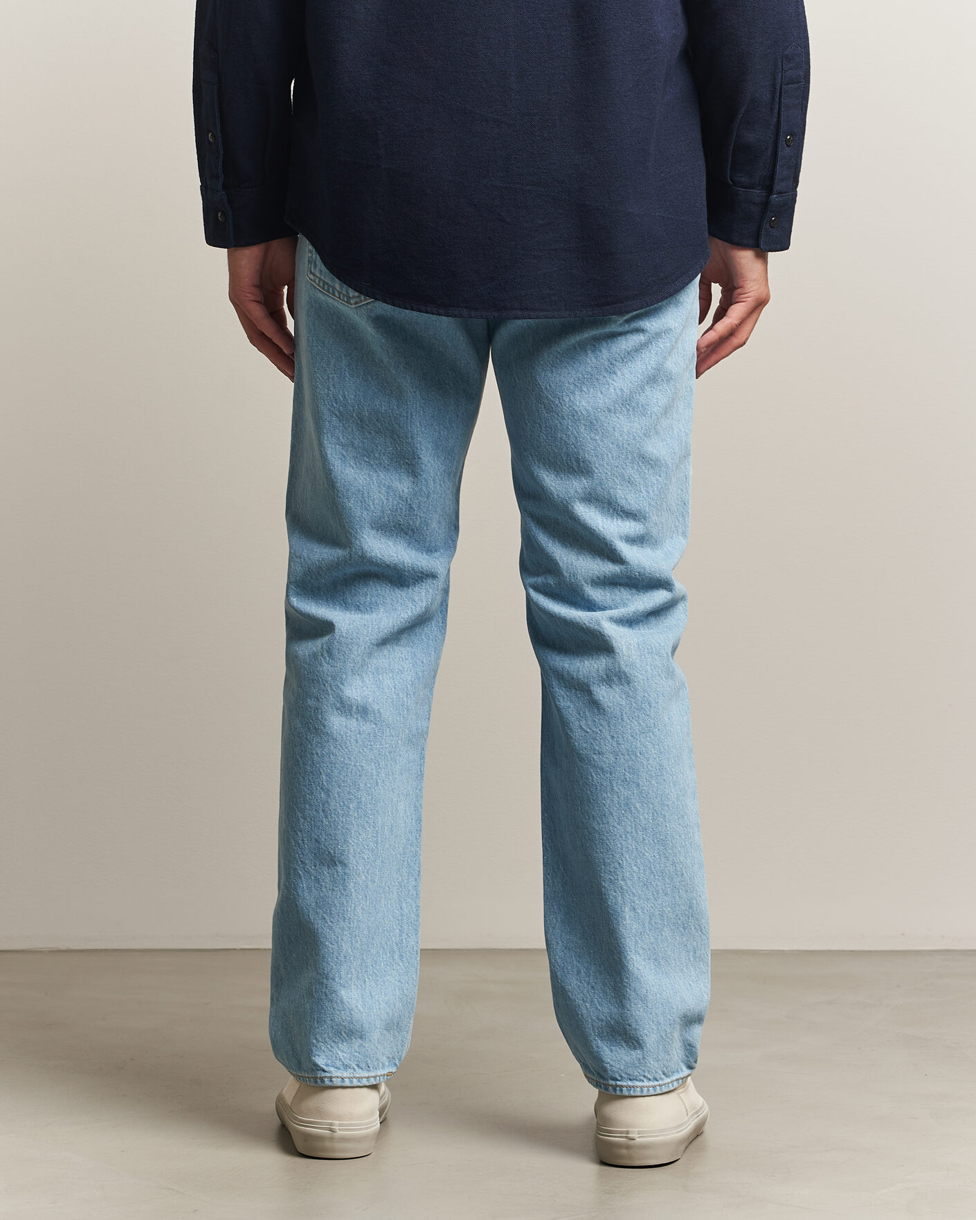 Herren | Jeans | Stone Island | Regular Straight Fit Indigo Jeans Blue Light Wash
