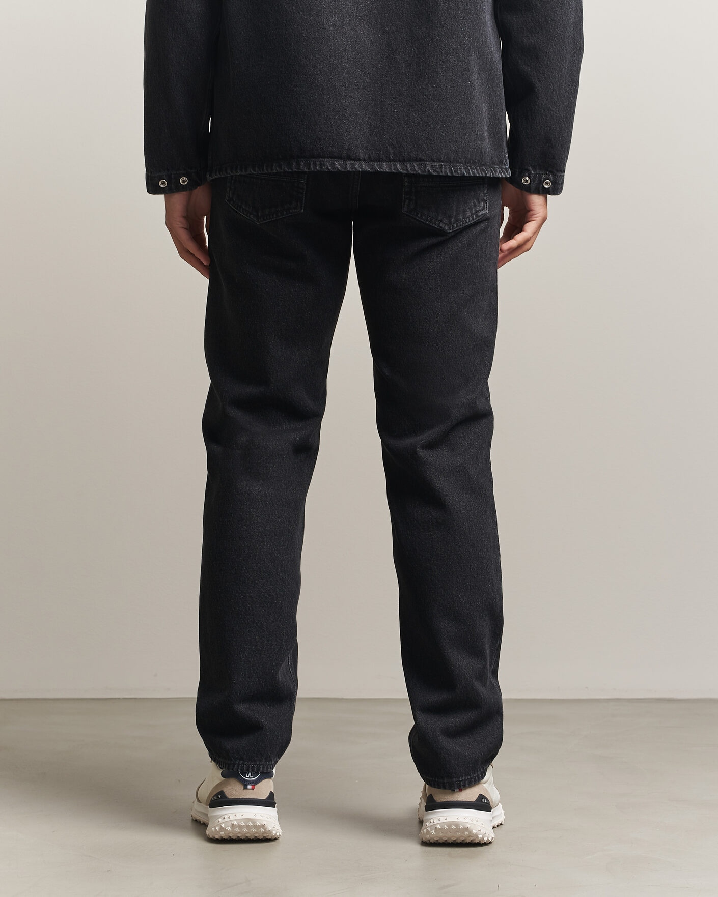 Herren | Jeans | Stone Island | Regular Straight Fit Jeans Black Medium Wash