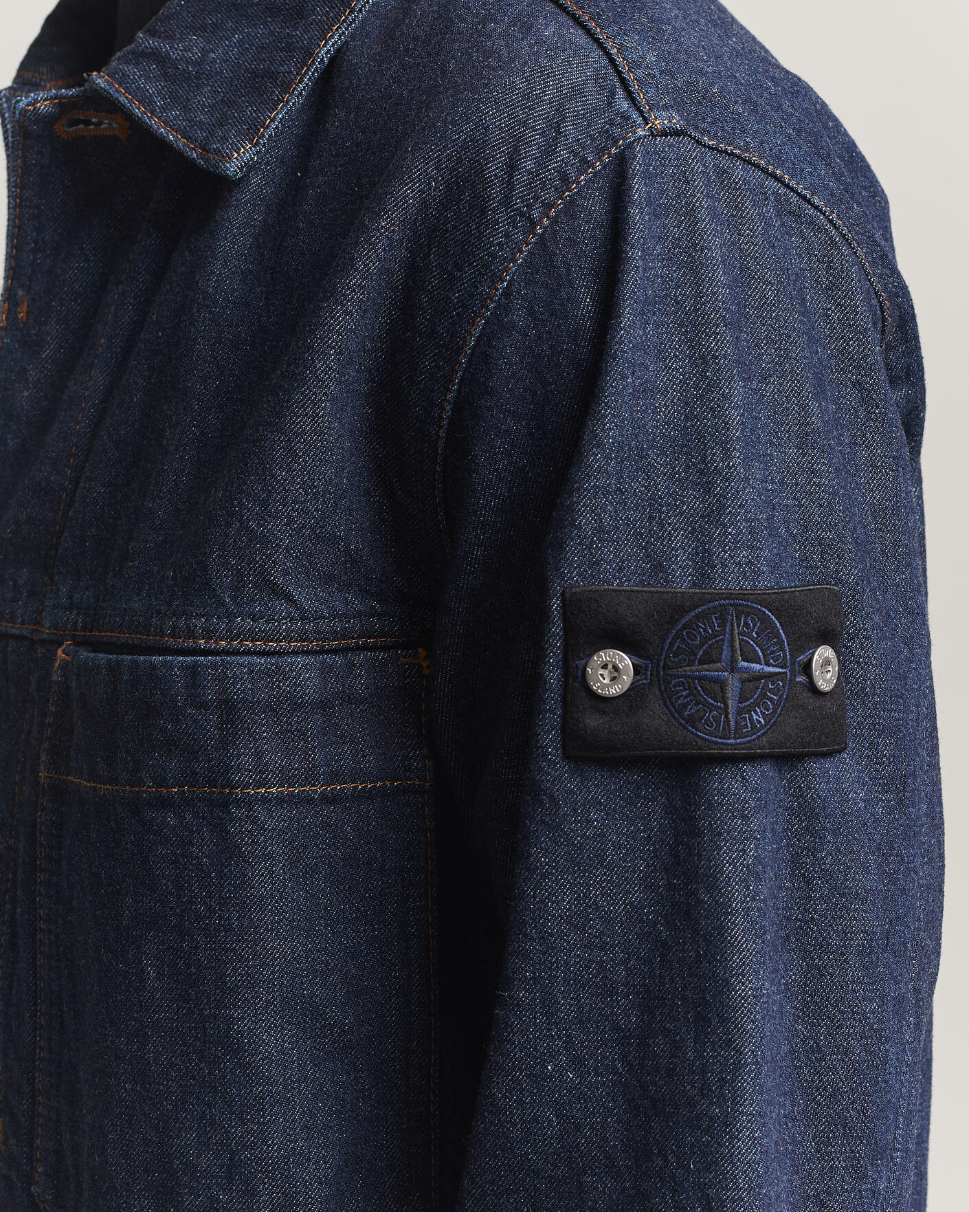 Herren | Jacken | Stone Island | Indigo Denim Coach Jacket Blue Rinse