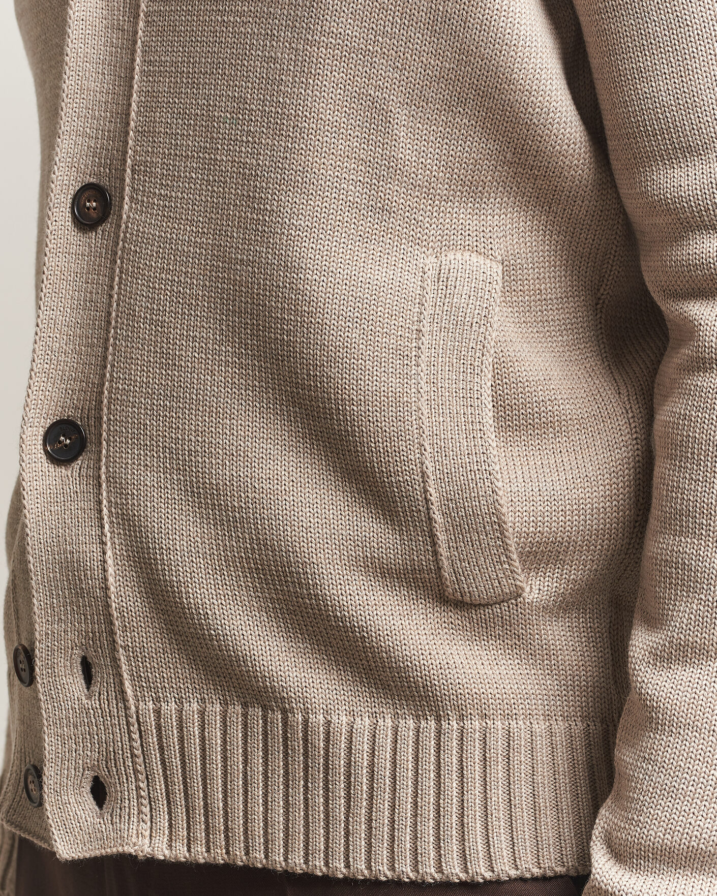 Herren | Pullover | Zanone | Virgin Merino Wool Chioto Beige