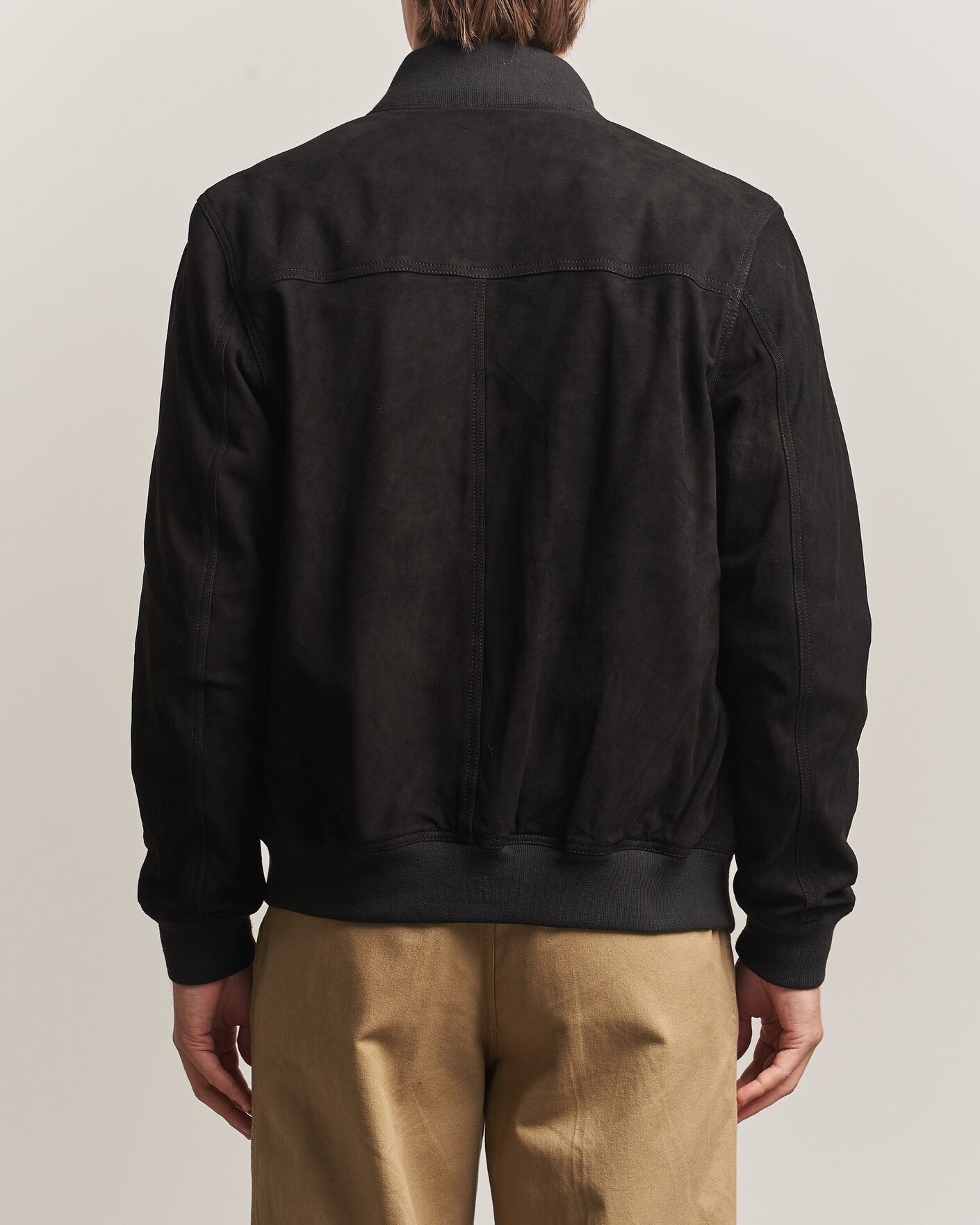 Herren | Jacken | Baracuta | Suede Blouson Jacket Black