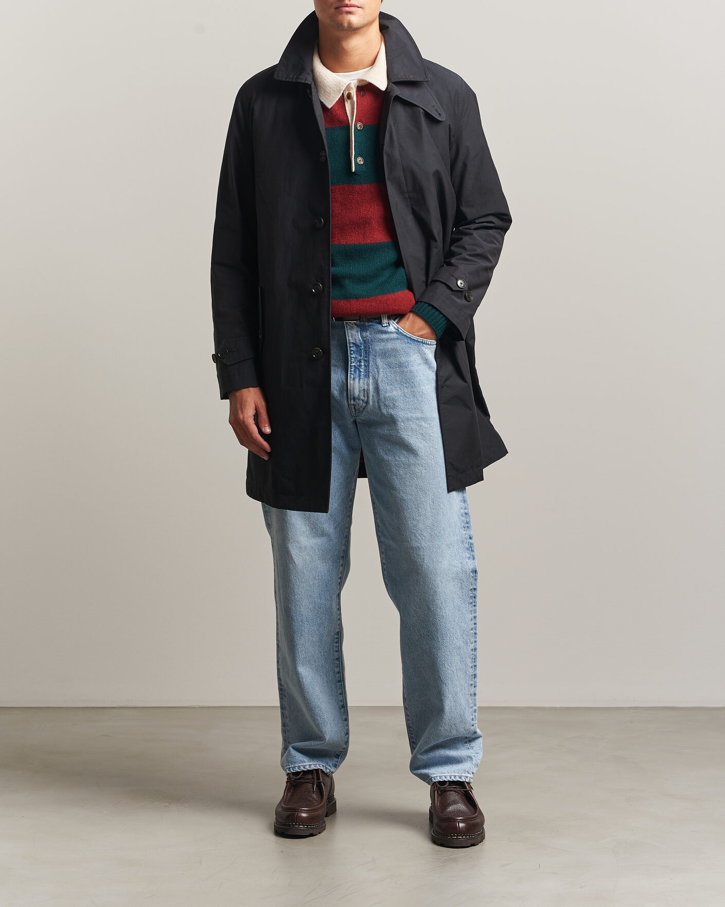 Herren | Jacken | Baracuta | G10 Detachable Cloth Coat Dark Navy