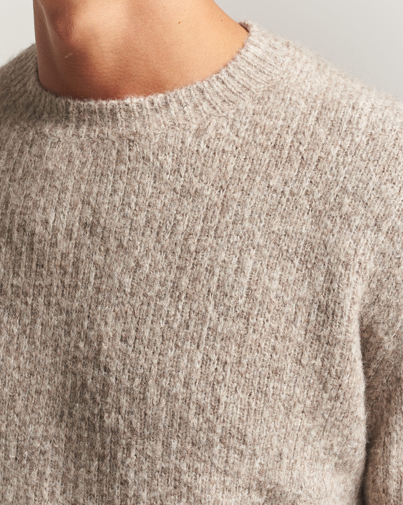 Herren | Pullover | Sunflower | Yak Sweater Dark Oat