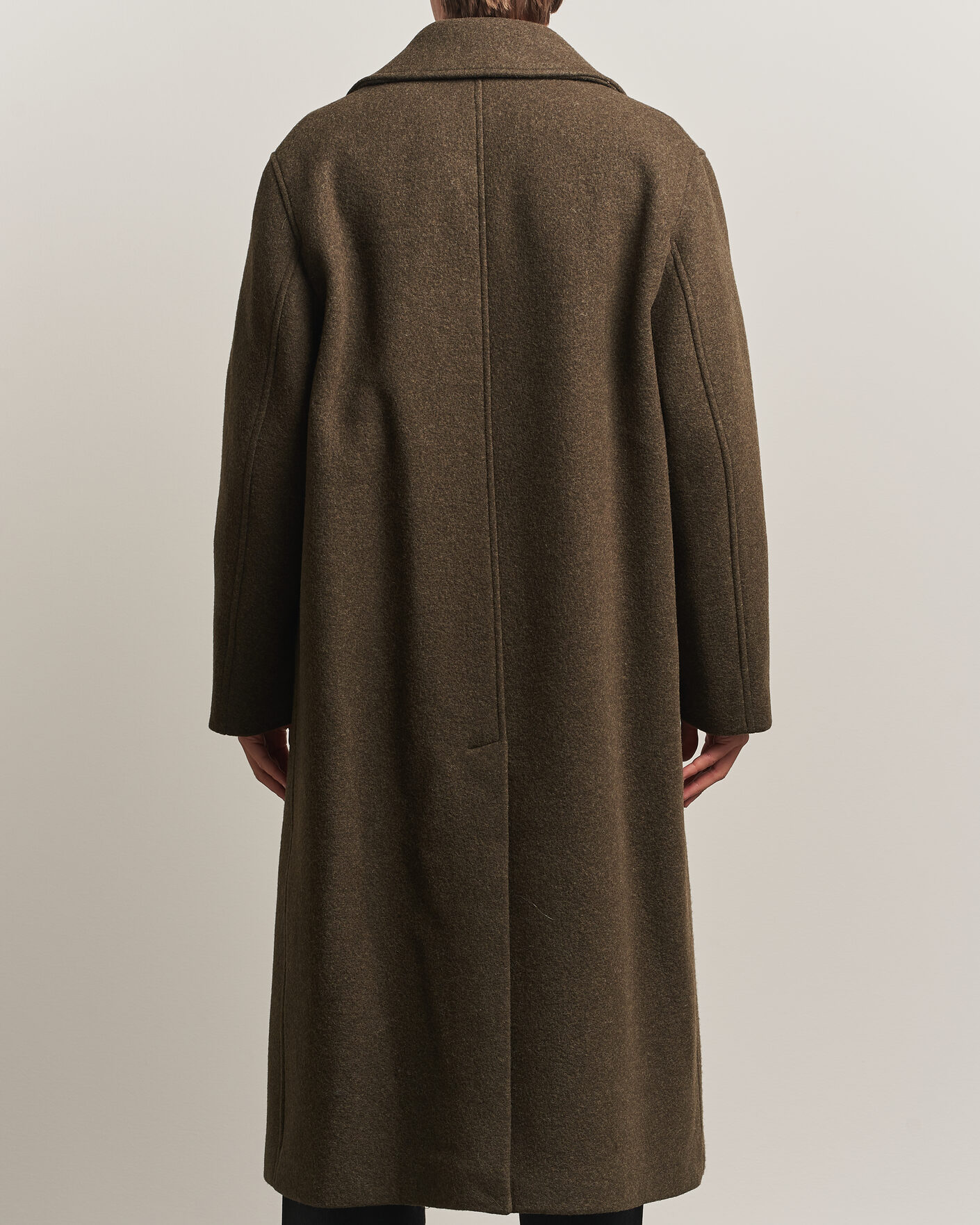 Herren | Jacken | Sunflower | Wool Blend Winter Coat Green Moss