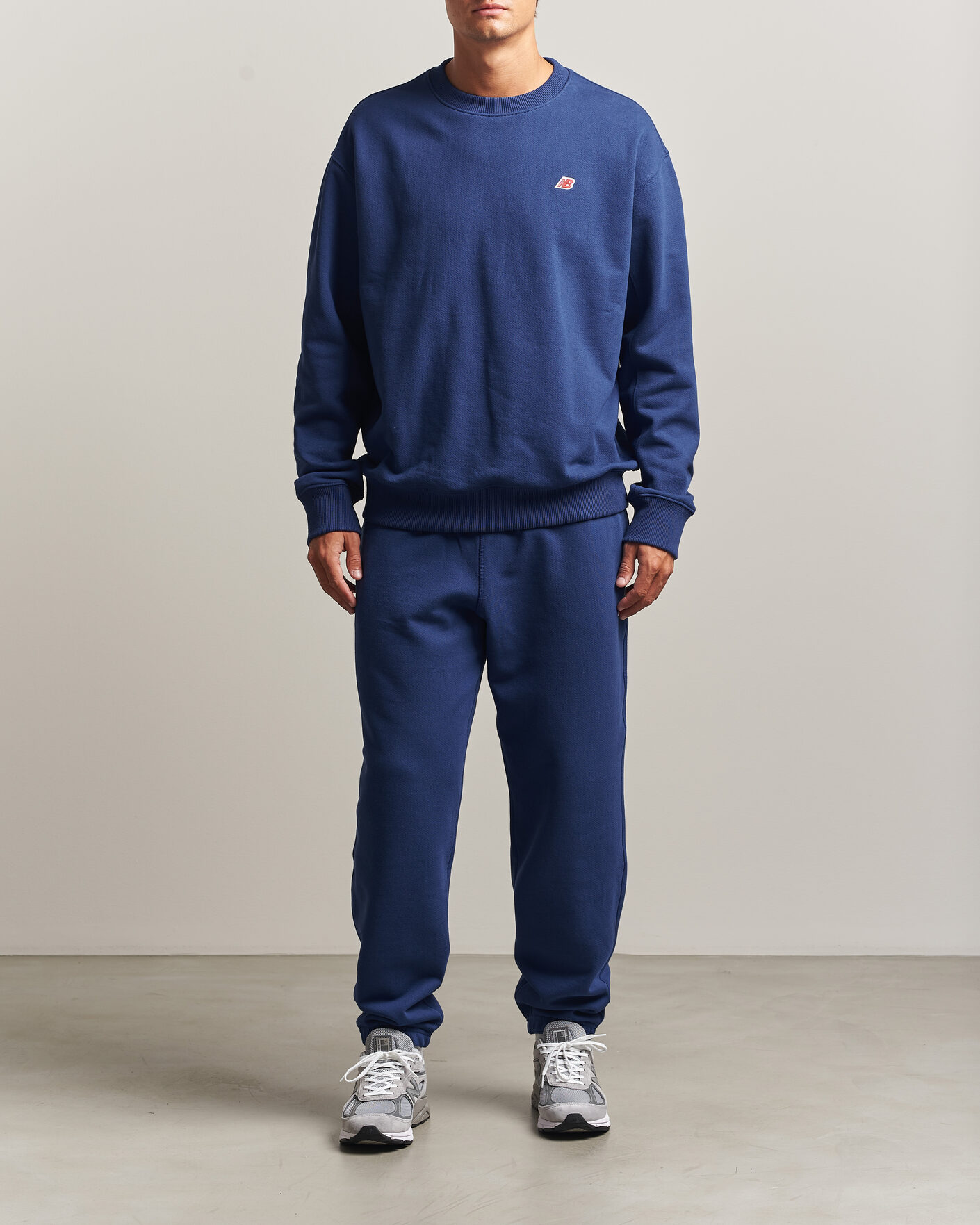 Herren | Pullover | New Balance Made In US & UK | New Balance Made in Made In USA Core Sweatshirt Blue Oyster