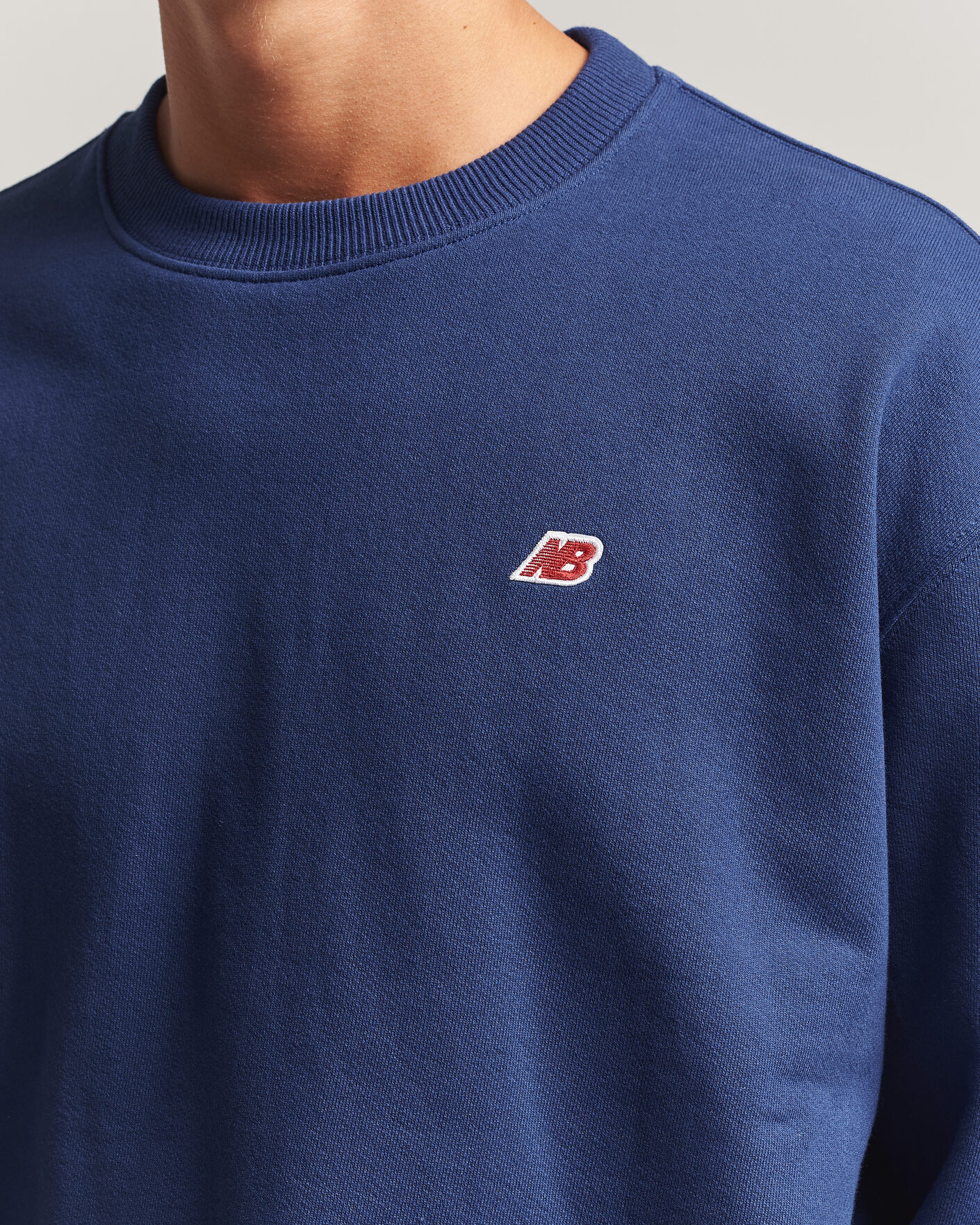 Herren | Pullover | New Balance Made In US & UK | New Balance Made in Made In USA Core Sweatshirt Blue Oyster