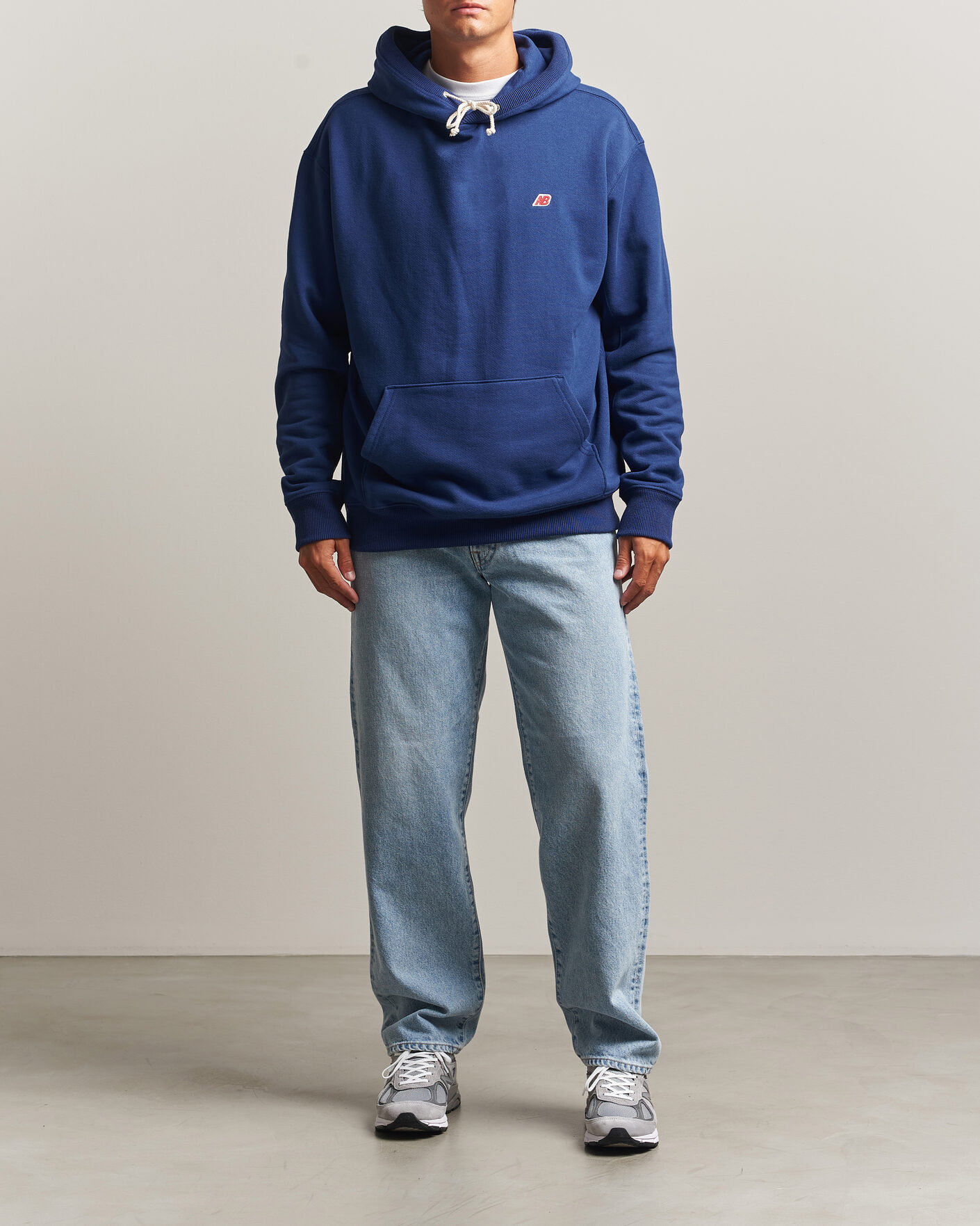 Herren | Pullover | New Balance Made In US & UK | New Balance Made in Made In USA Core Hoodie Blue Oyster