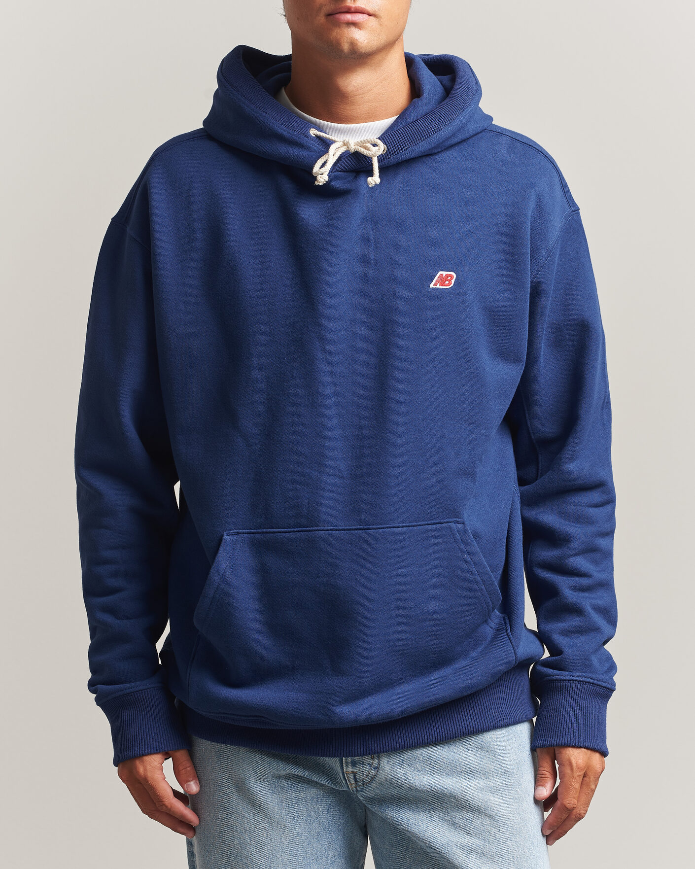 Herren | Pullover | New Balance Made In US & UK | New Balance Made in Made In USA Core Hoodie Blue Oyster