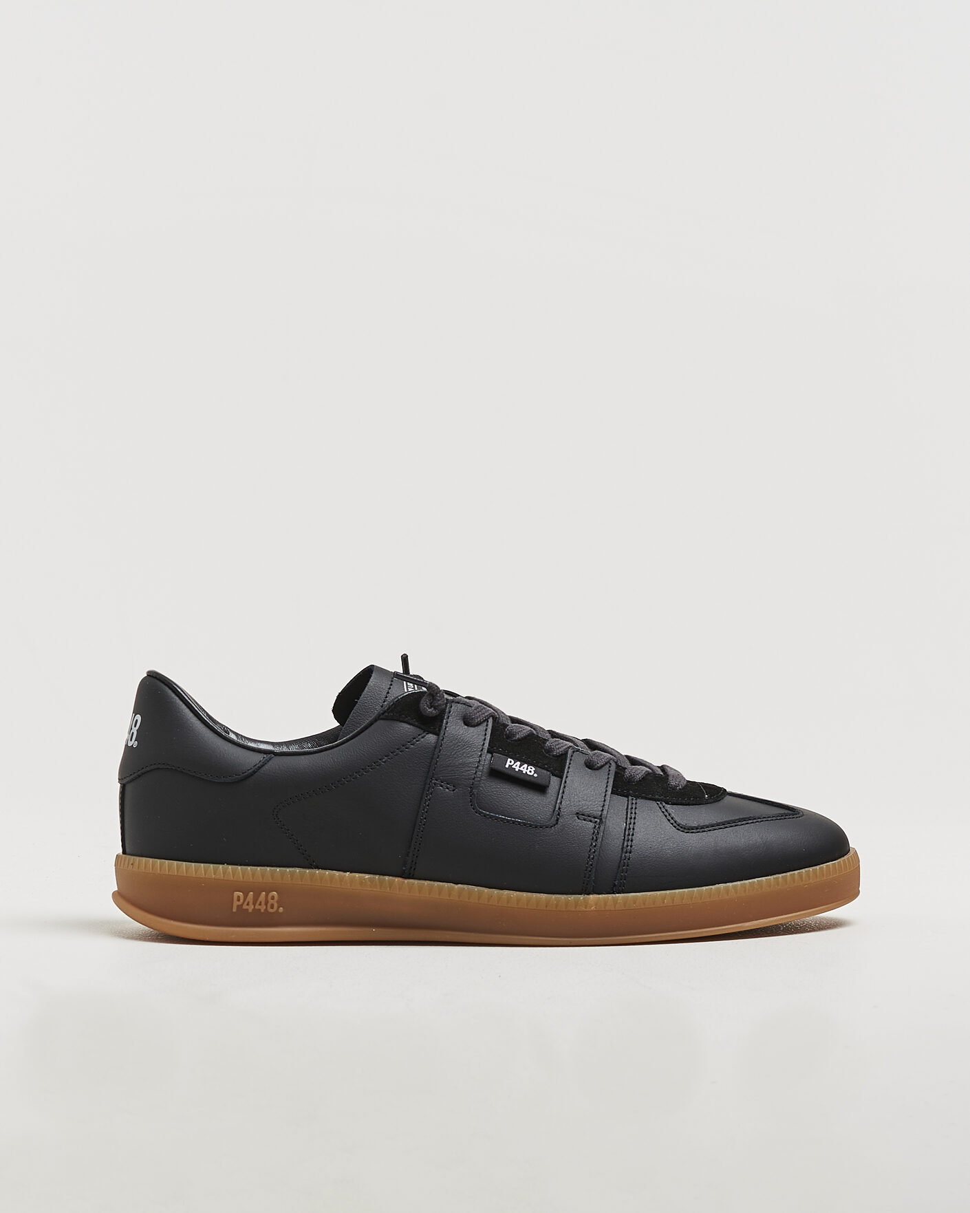 Herren | Sneaker | P448 | Monza Leather/Suede Sneaker Black